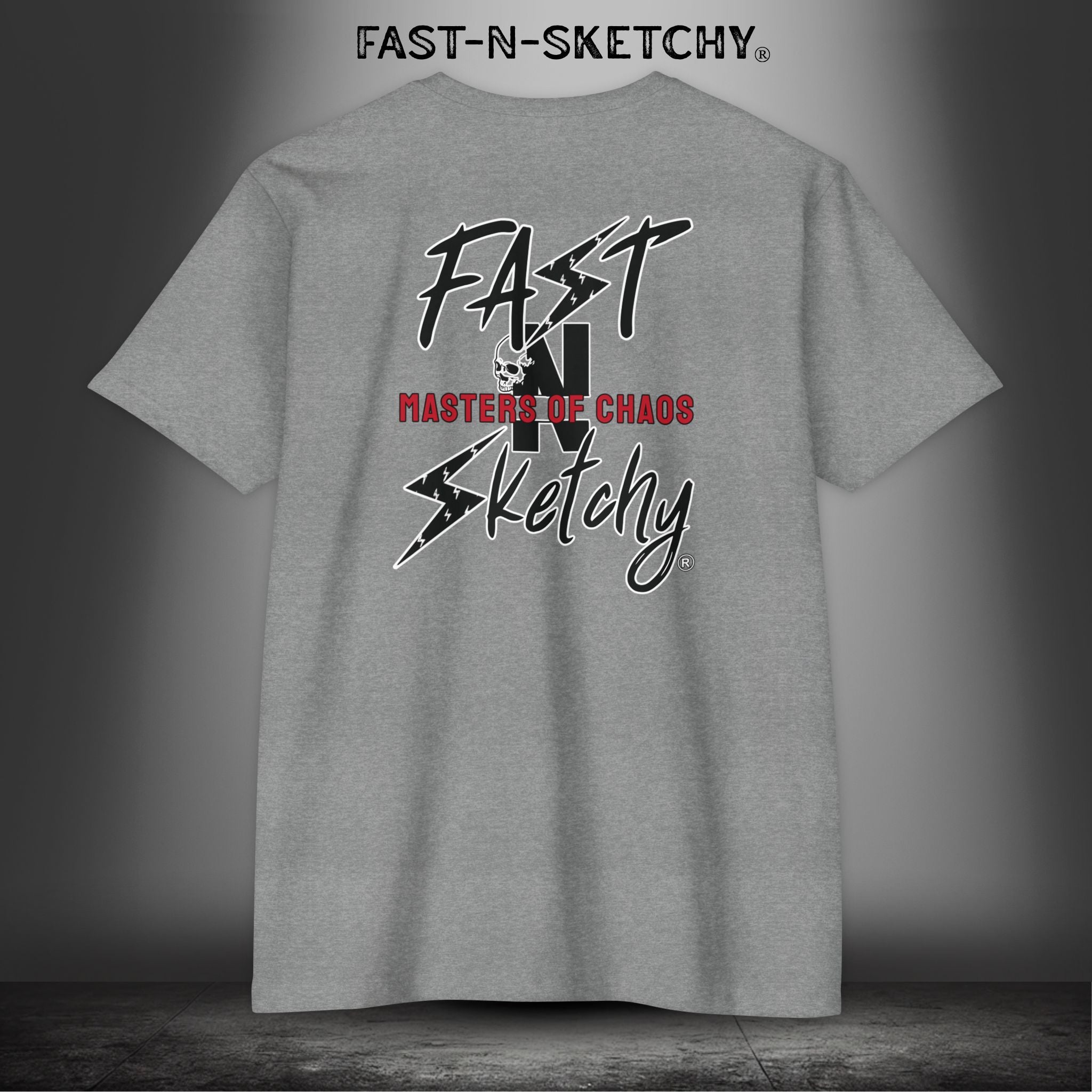 FAST-N-SKETCHY - T-shirt Classic Fit Crewneck - Next Level 6210 (Light Colors)