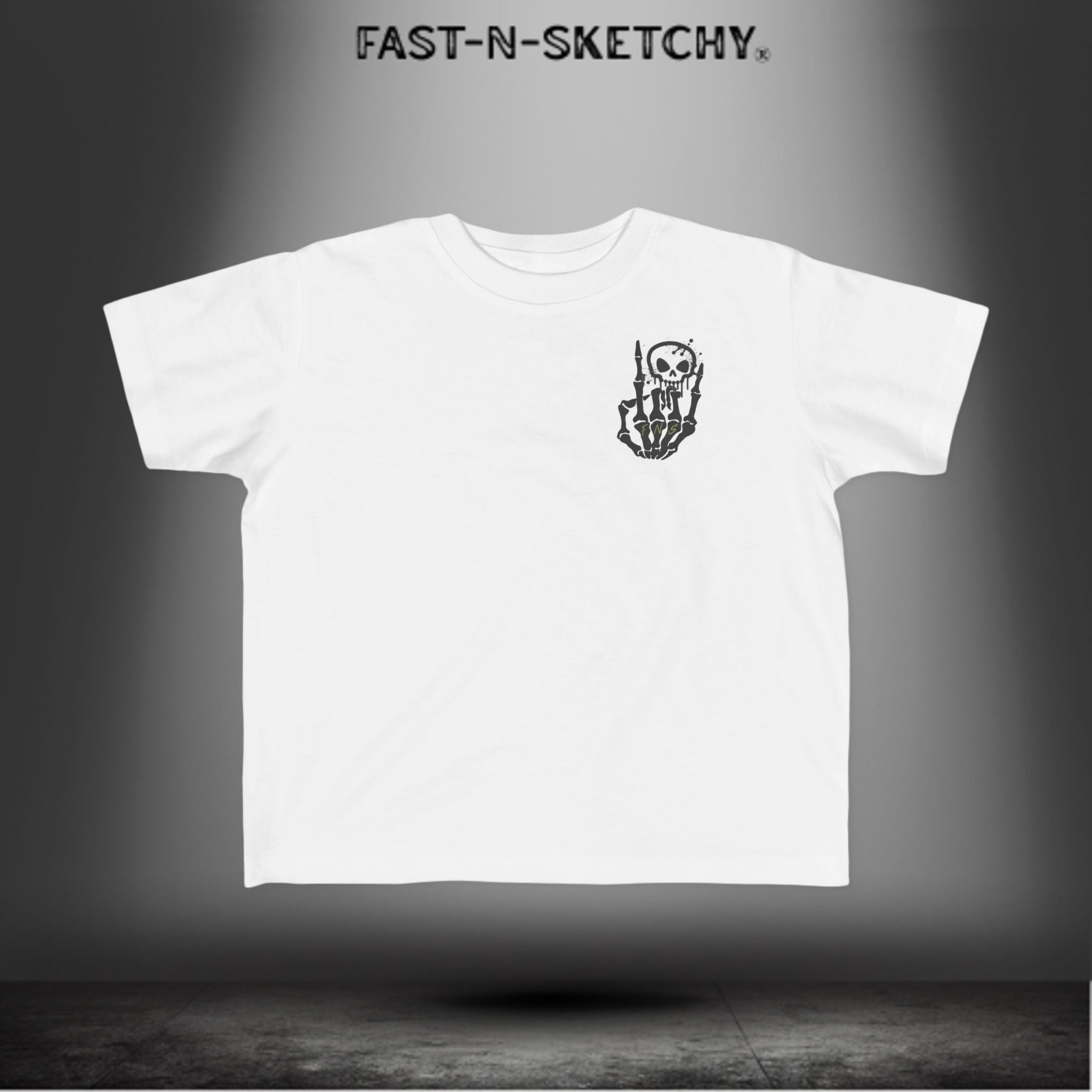 FAST-N-SKETCHY® Tiny Tornado – Toddler Tee | Wreckin’ Naps and Takin’ Names Since Day One.