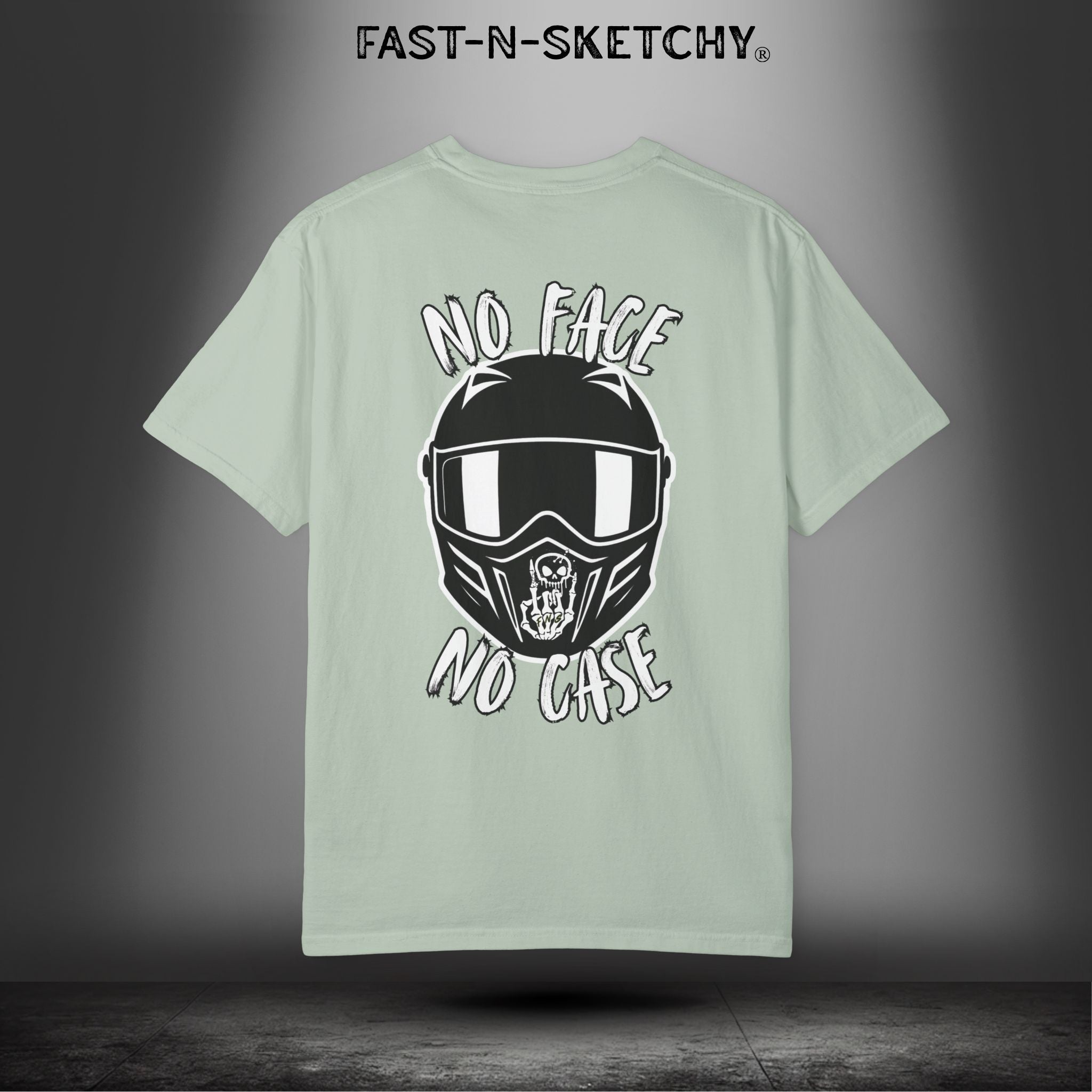 No Face, No Case: FAST-N-SKETCHY - T-Shirt up to 4XL (Multiple Colors)