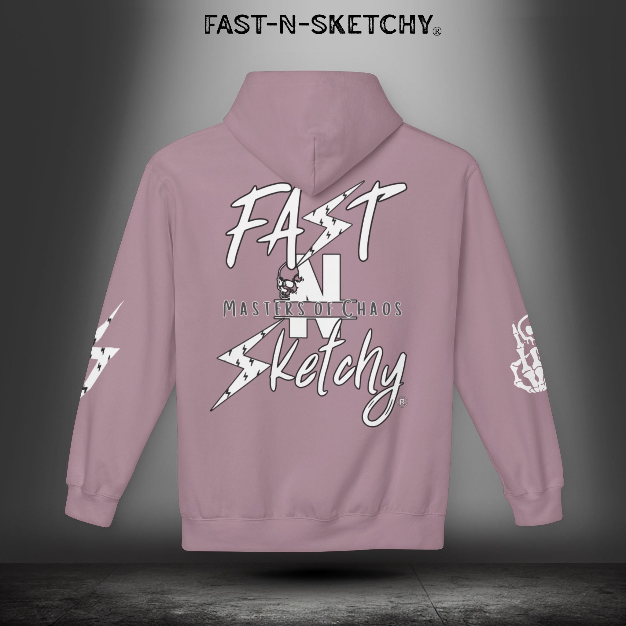 FAST-N-SKETCHY®: Fleece Hoodie 80/20 Blend (Dark Colors)