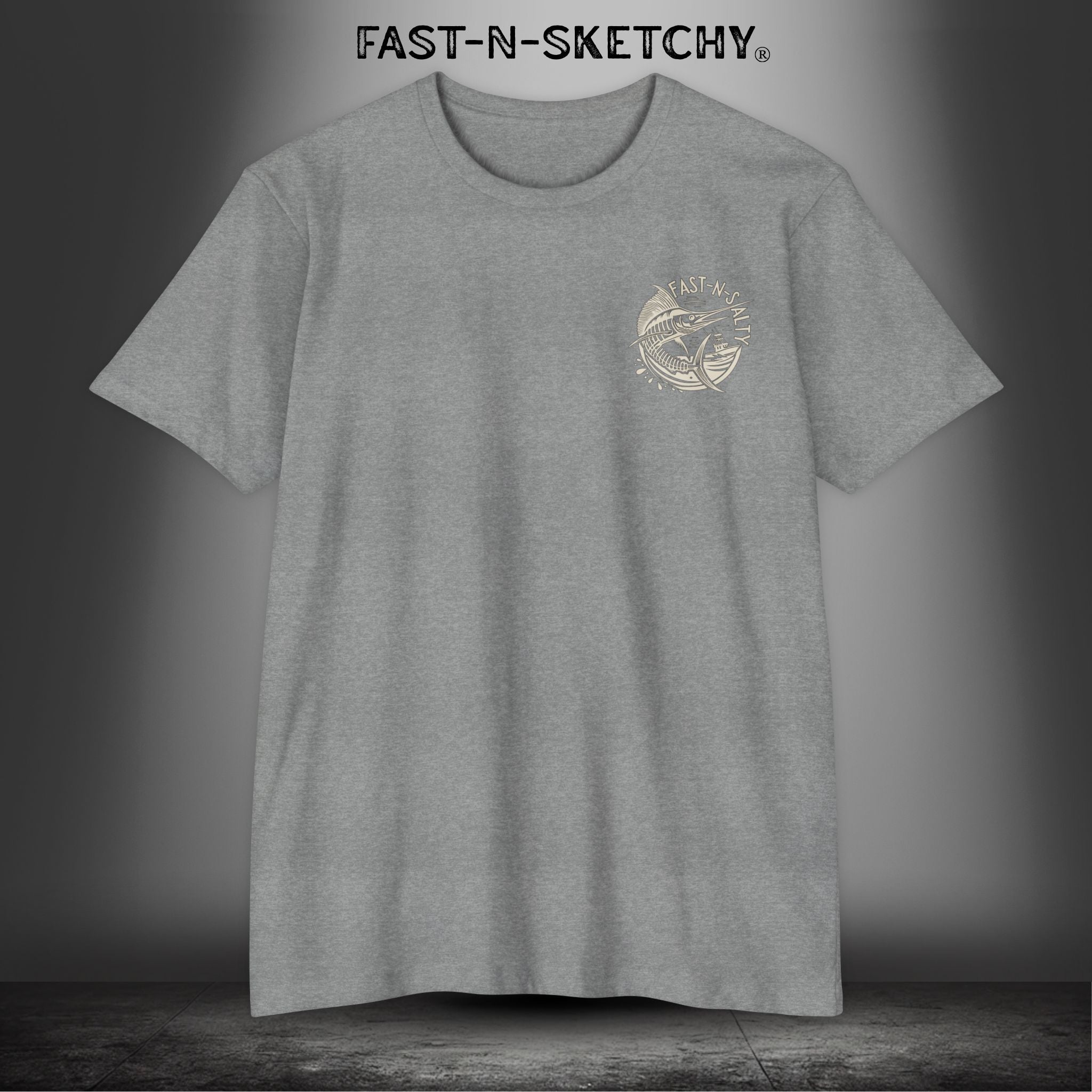 Fast-N-Salty: Masters of Chaos - T-Shirt Next Level (Tan Letters)