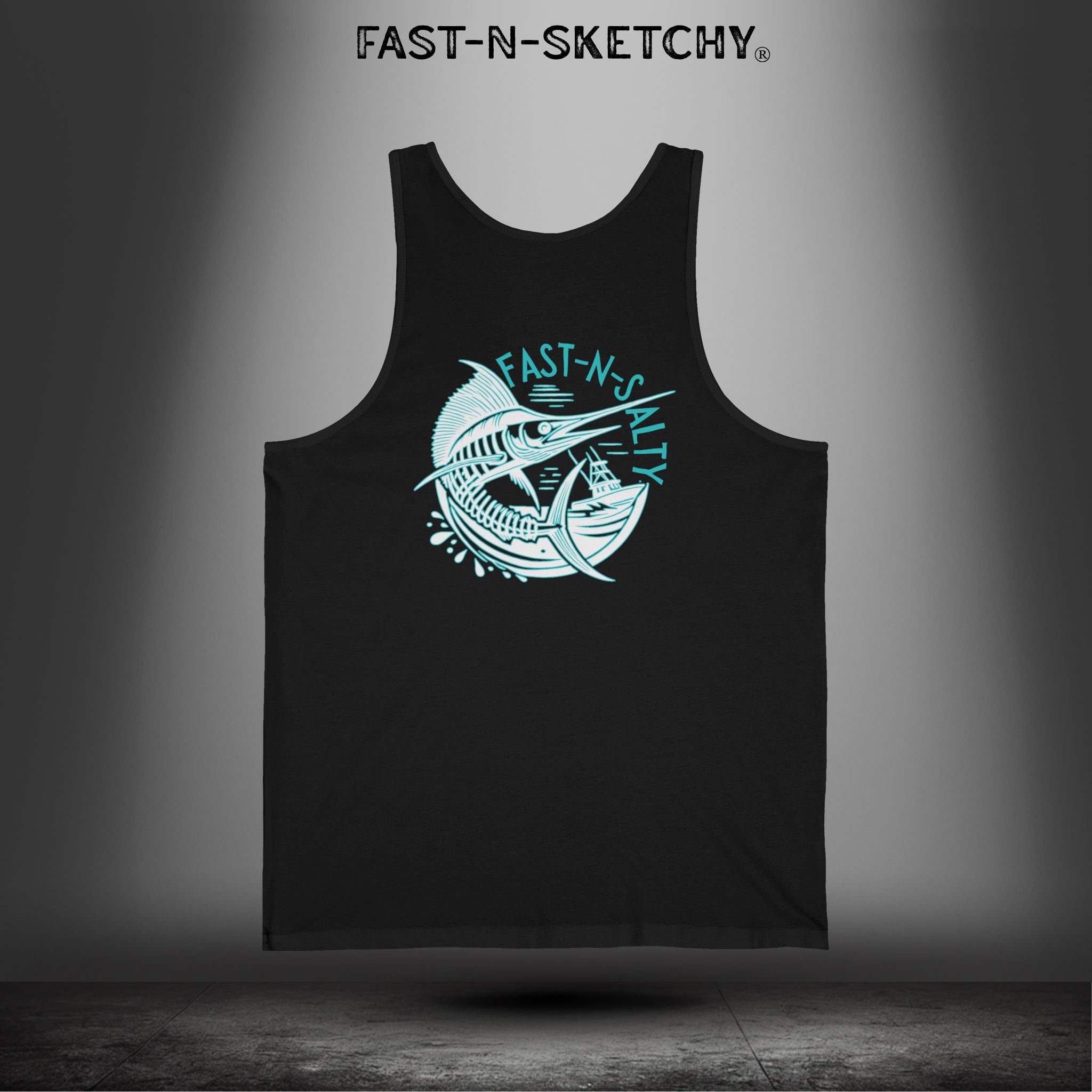 Fast-n-Salty Circle Logo - Tank Top