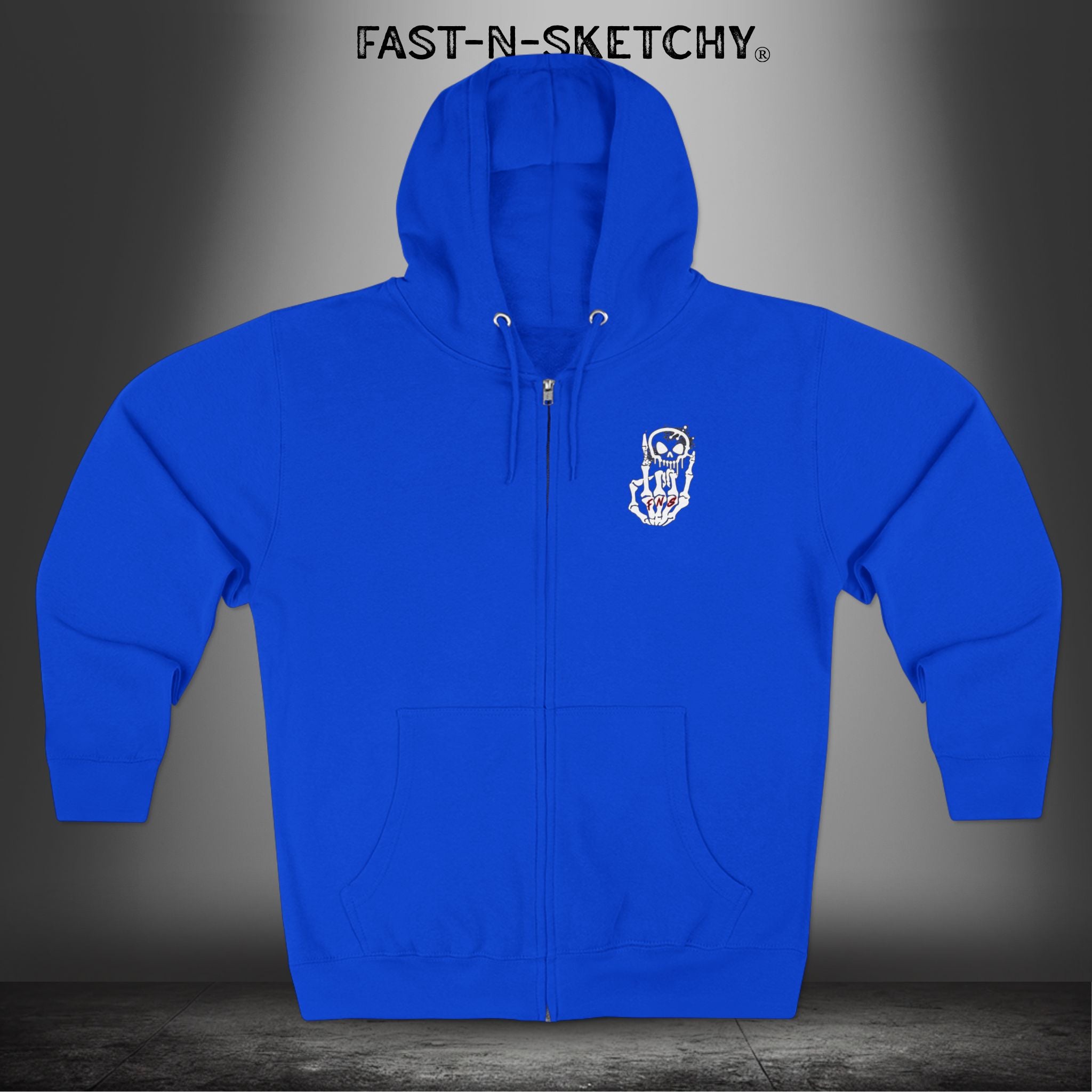 ORIGINAL FNS LOGO: Full Zip Hoodie