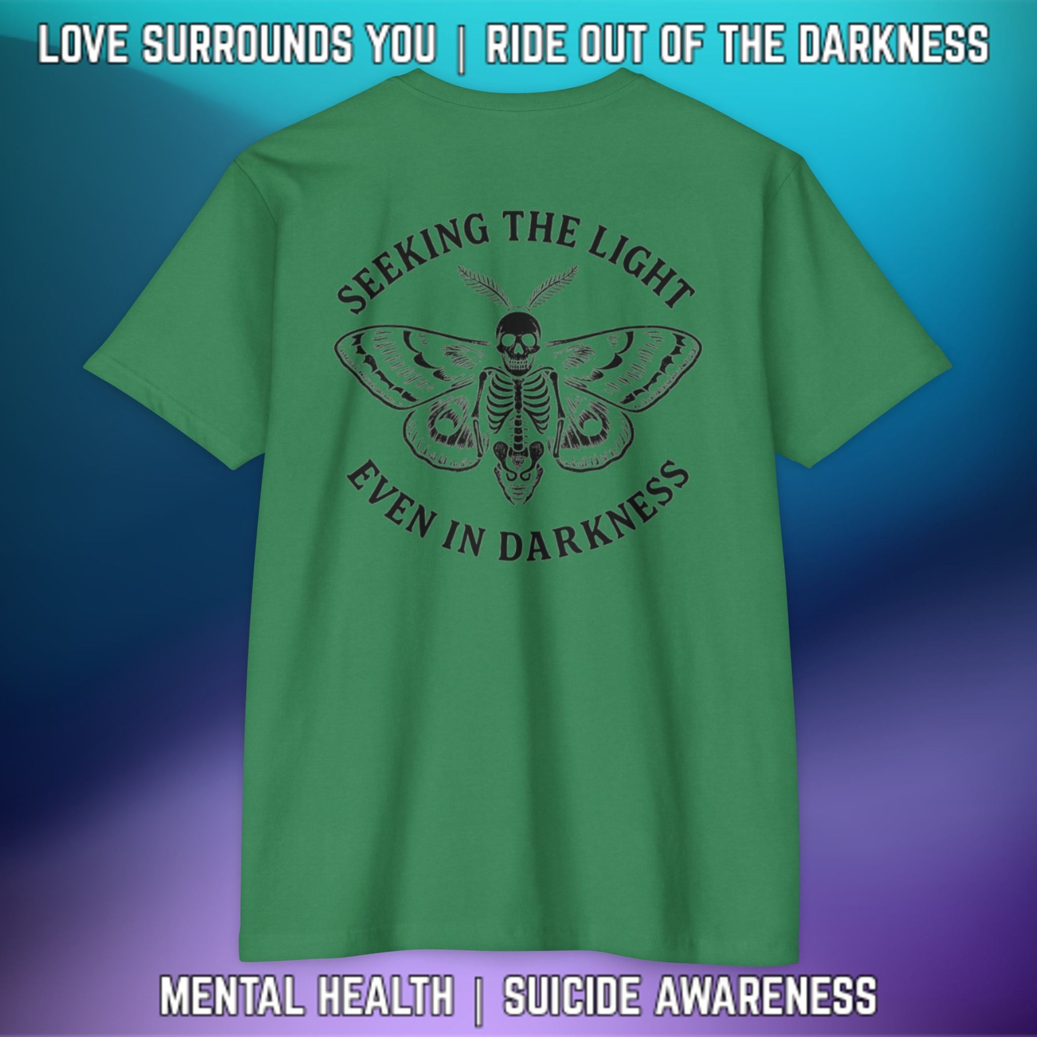 Seeking the Light, Even in Darkness #2 - T-Shirt Next Level 6210 - LSY