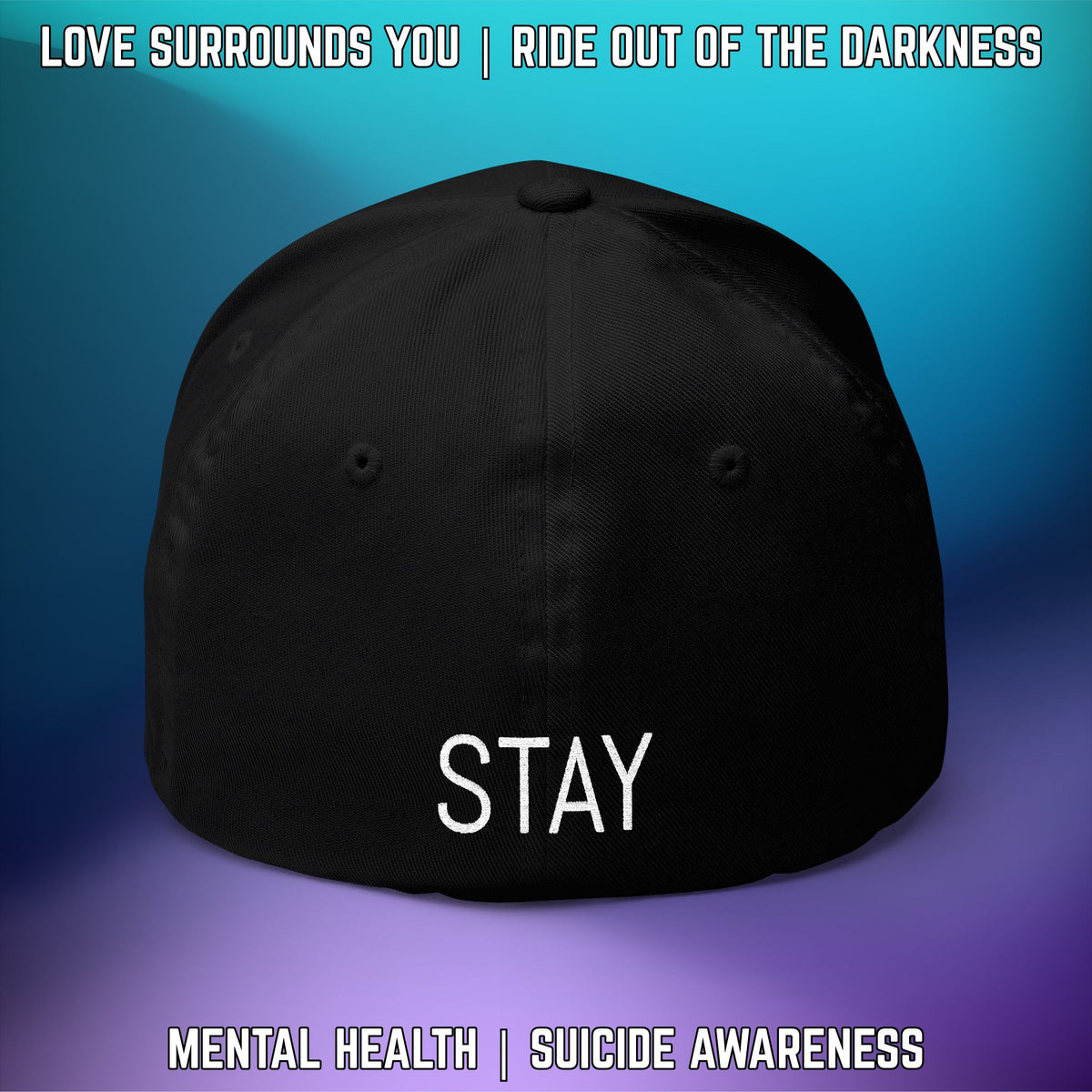 Suicide Awareness Ride Out of the Darkness Flexfit Hat - LSY