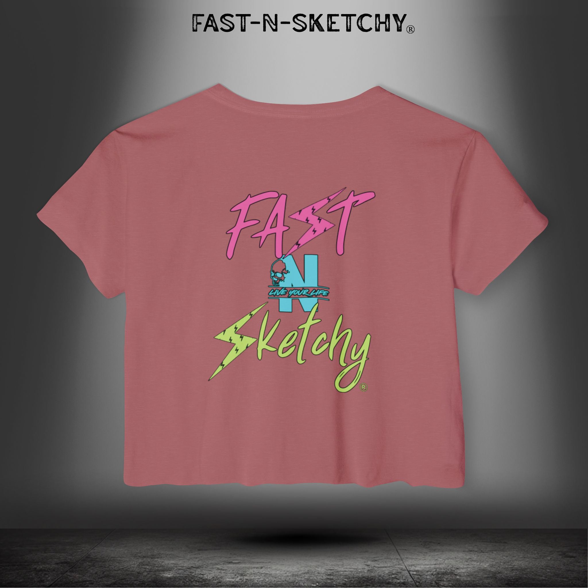 FAST-N-SKETCHY®: Crop Top (Hot Colors)