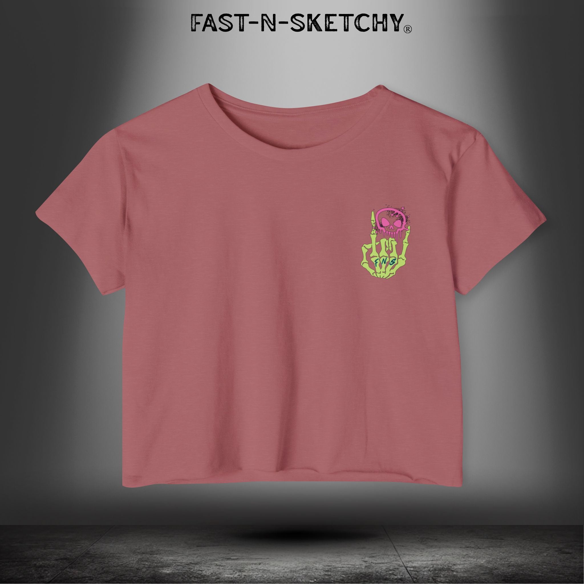 FAST-N-SKETCHY®: Crop Top (Hot Colors)