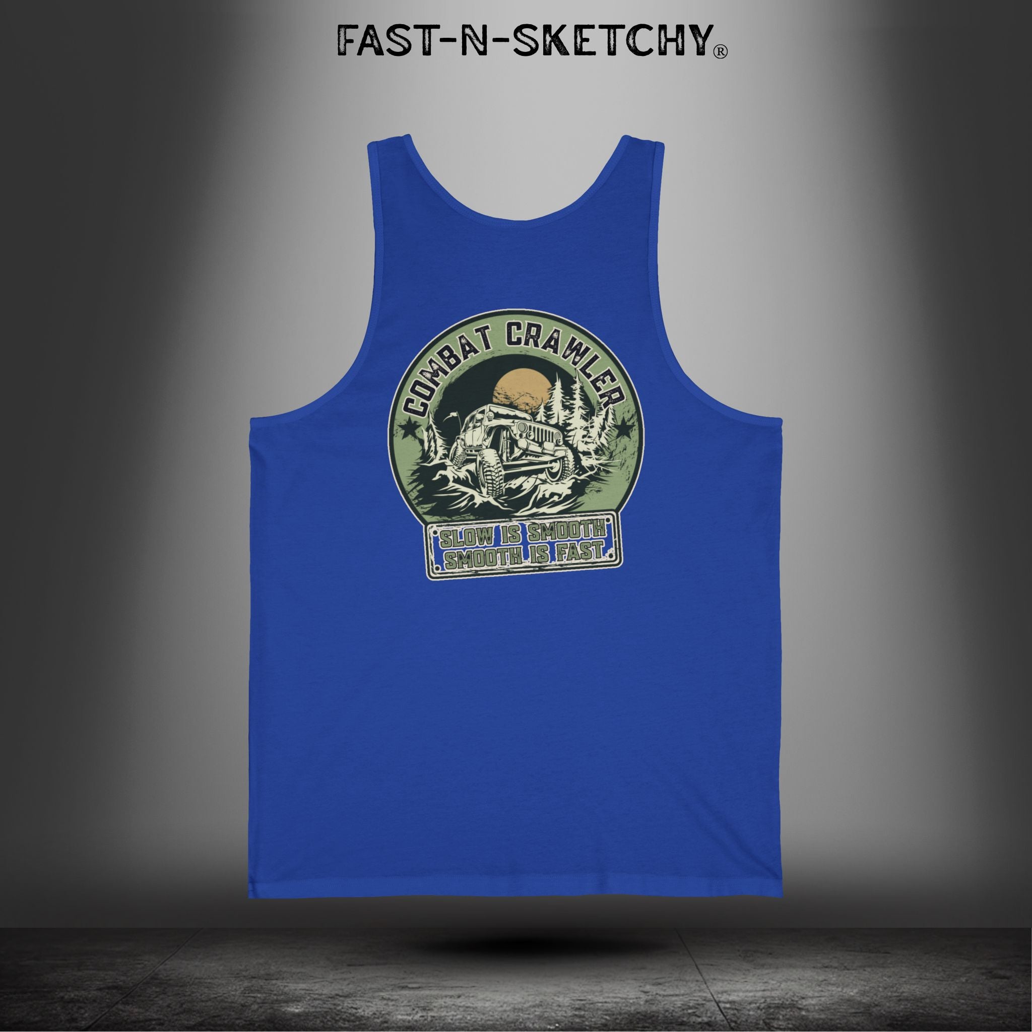 Combat Crawler - Slow is Smooth, Smooth is Fast (Jeep Edition) - Tank Top Unisex