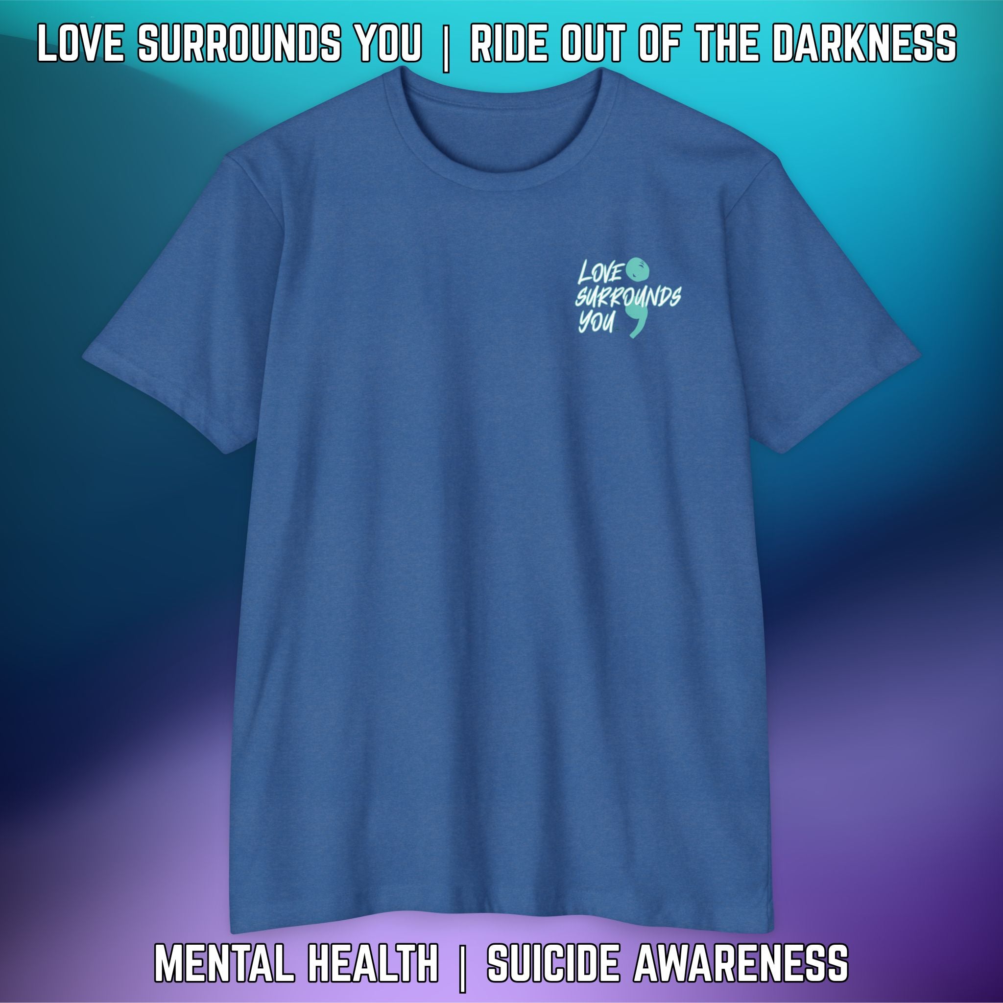 BORN TO BE A WARRIOR: T-Shirt Next Level 6210 - LSY