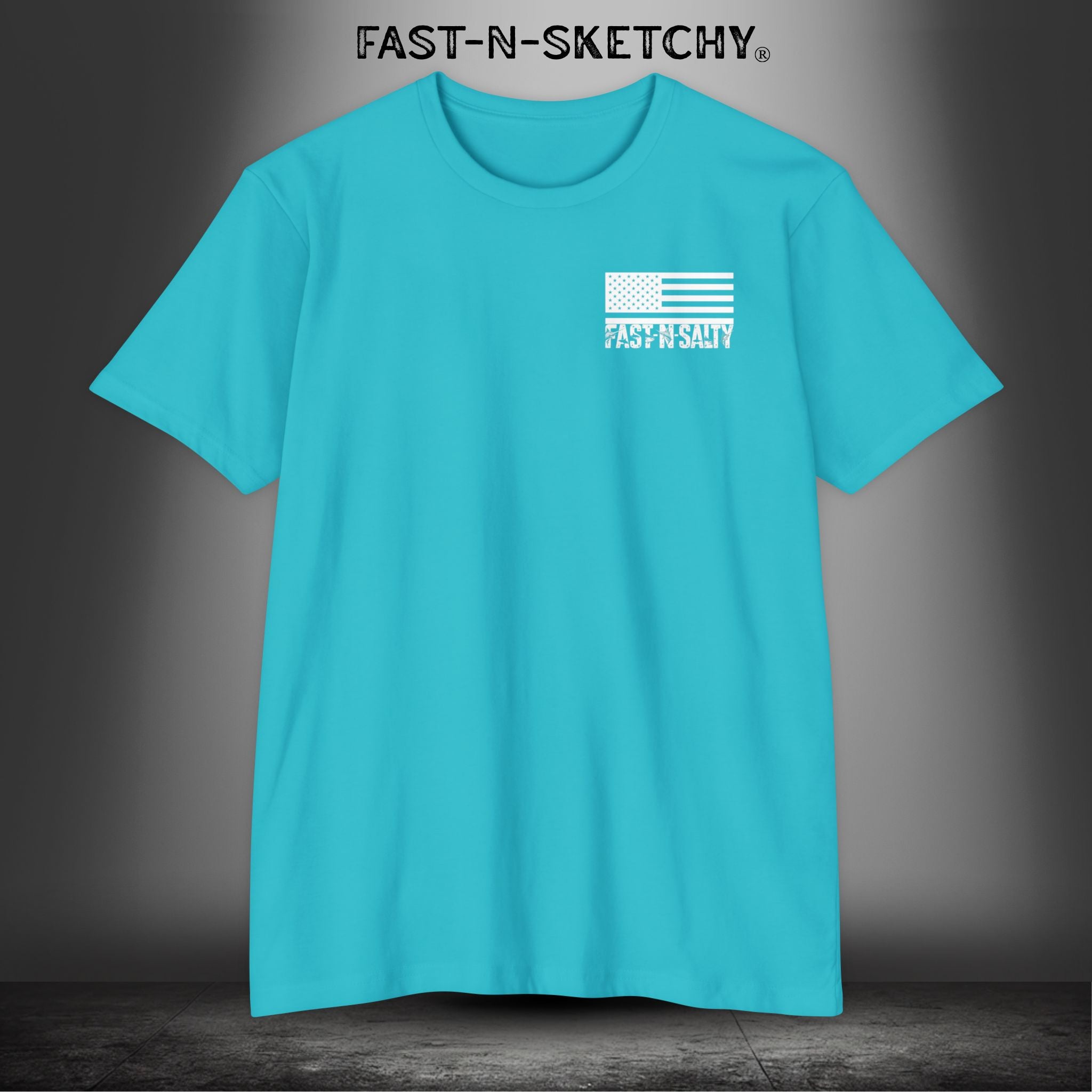Fast-N-Salty Tee — Premium Fitted Patriotic T-Shirt