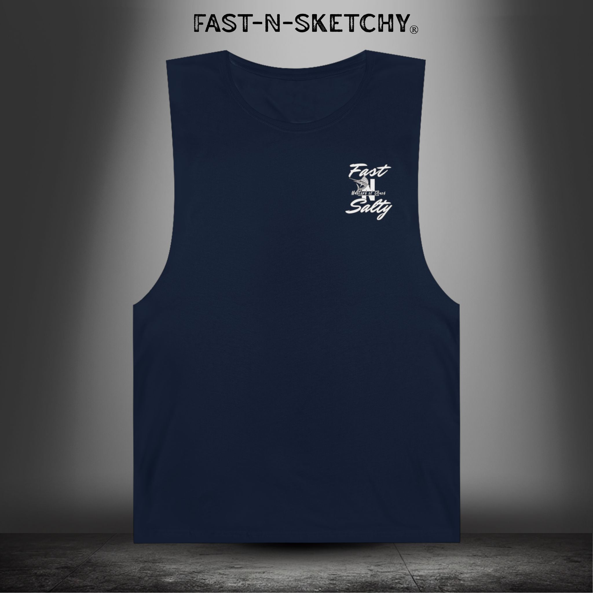 WE GREW HERE, YOU FLEW HERE, GO AWAY: Muscle Tank Top (Dark Colors)