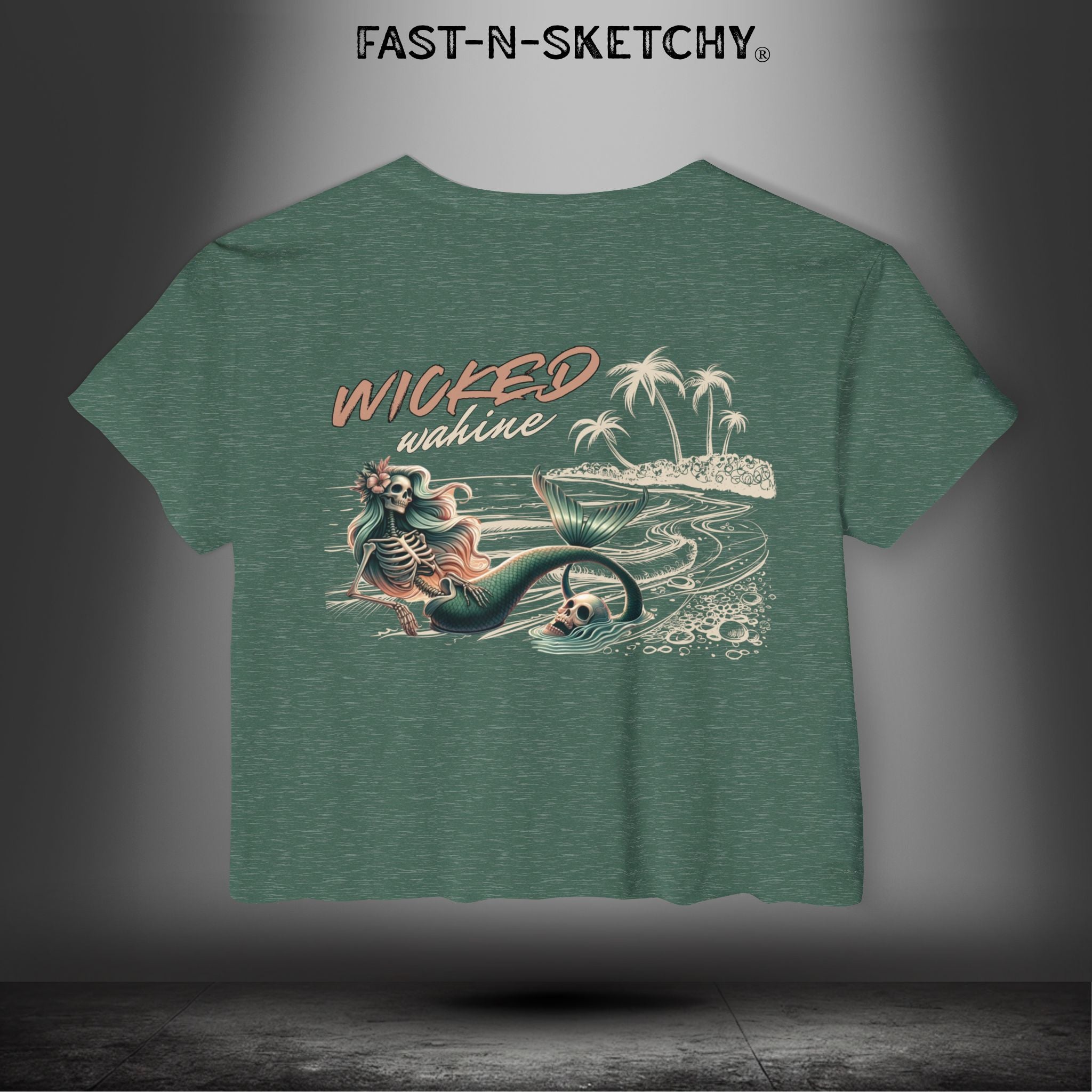 Wicked Wahine - FAST-N-SALTY - Crop Top
