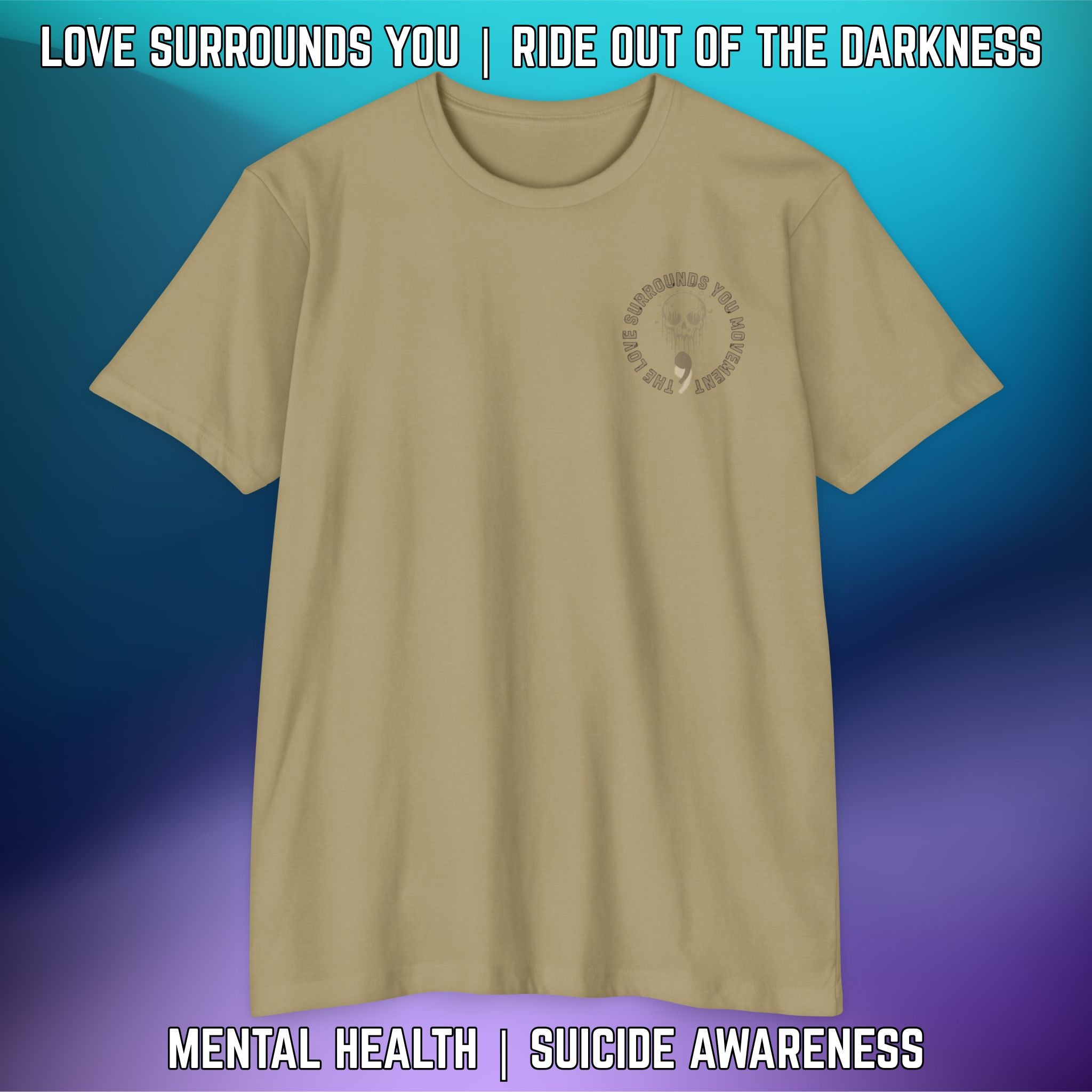 Seeking the Light, Even in Darkness - T-Shirt Next Level 6210 - LSY