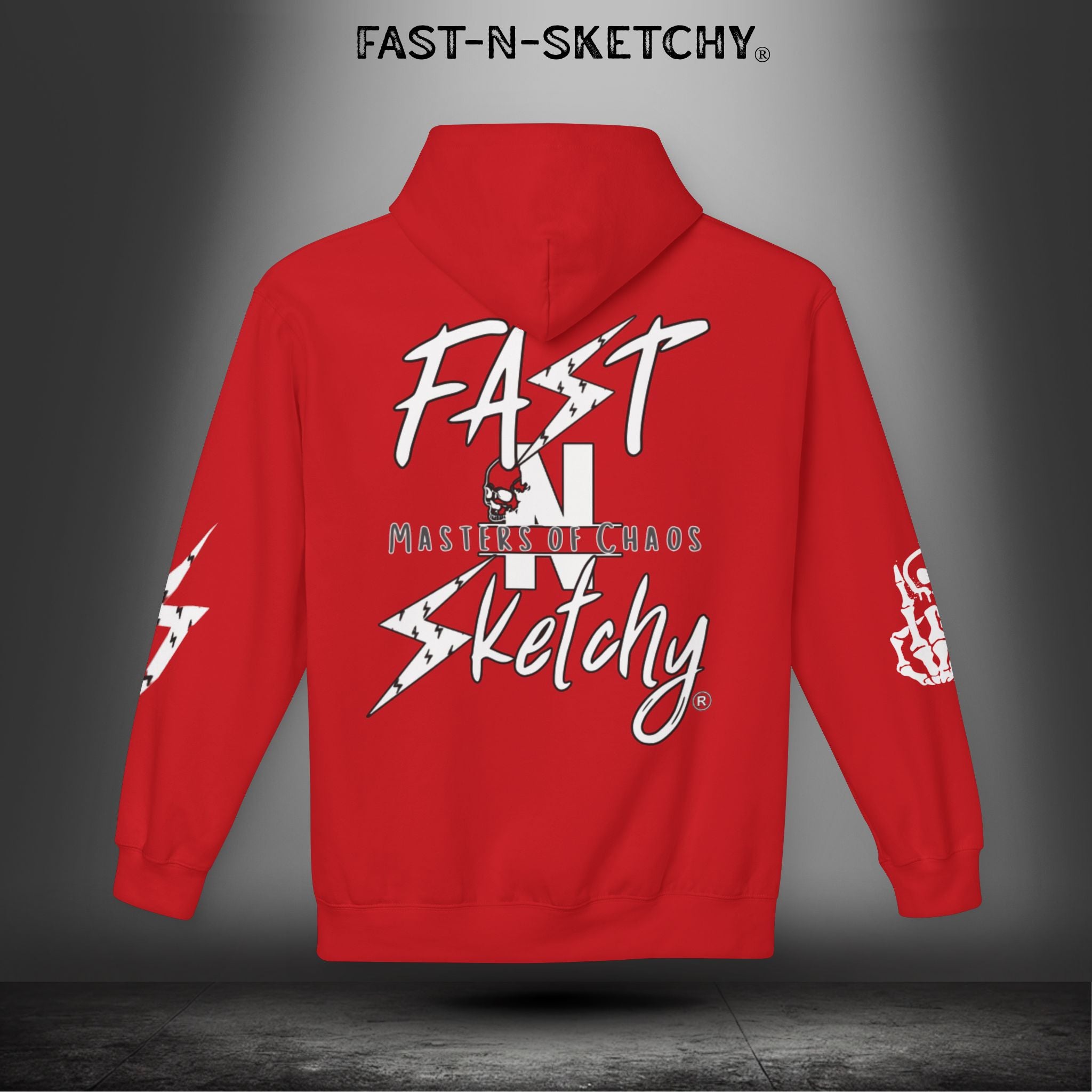 FAST-N-SKETCHY®: Fleece Hoodie 80/20 Blend (Dark Colors)