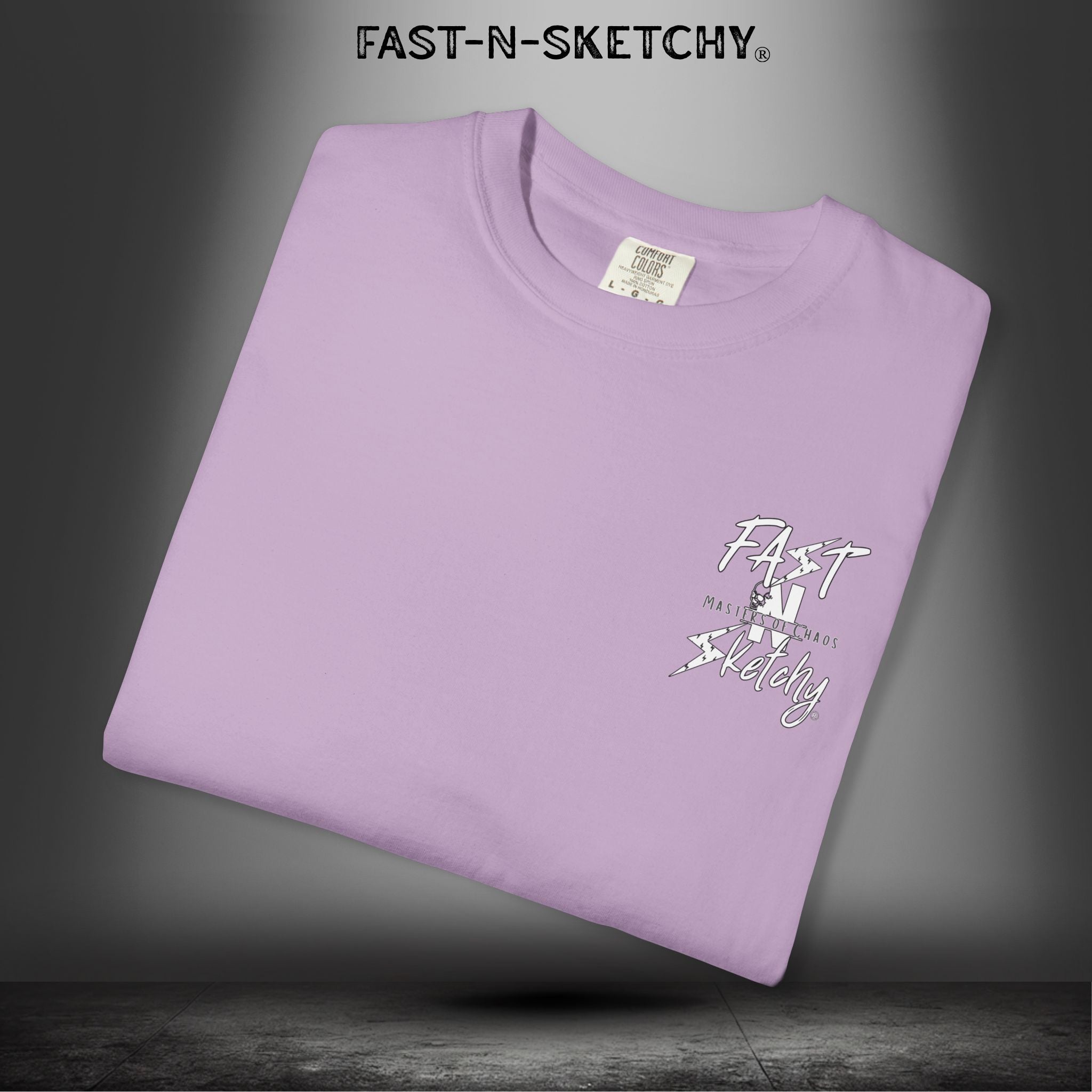 No Face, No Case: FAST-N-SKETCHY - T-Shirt up to 4XL (Multiple Colors)