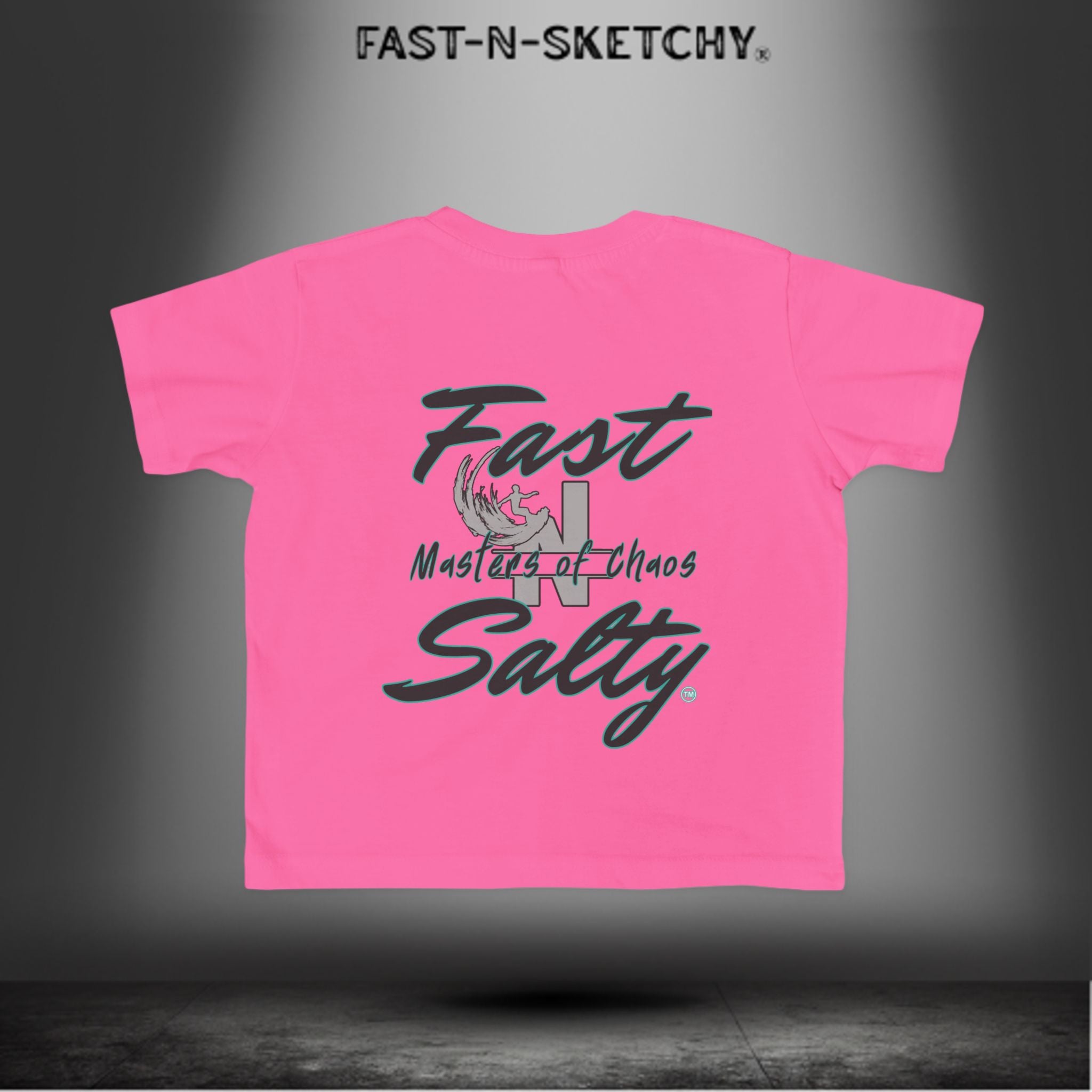 FAST-N-SALTY™ Little Ripper – Surfer Toddler Tee | Wipeouts Welcome. Attitude Required.
