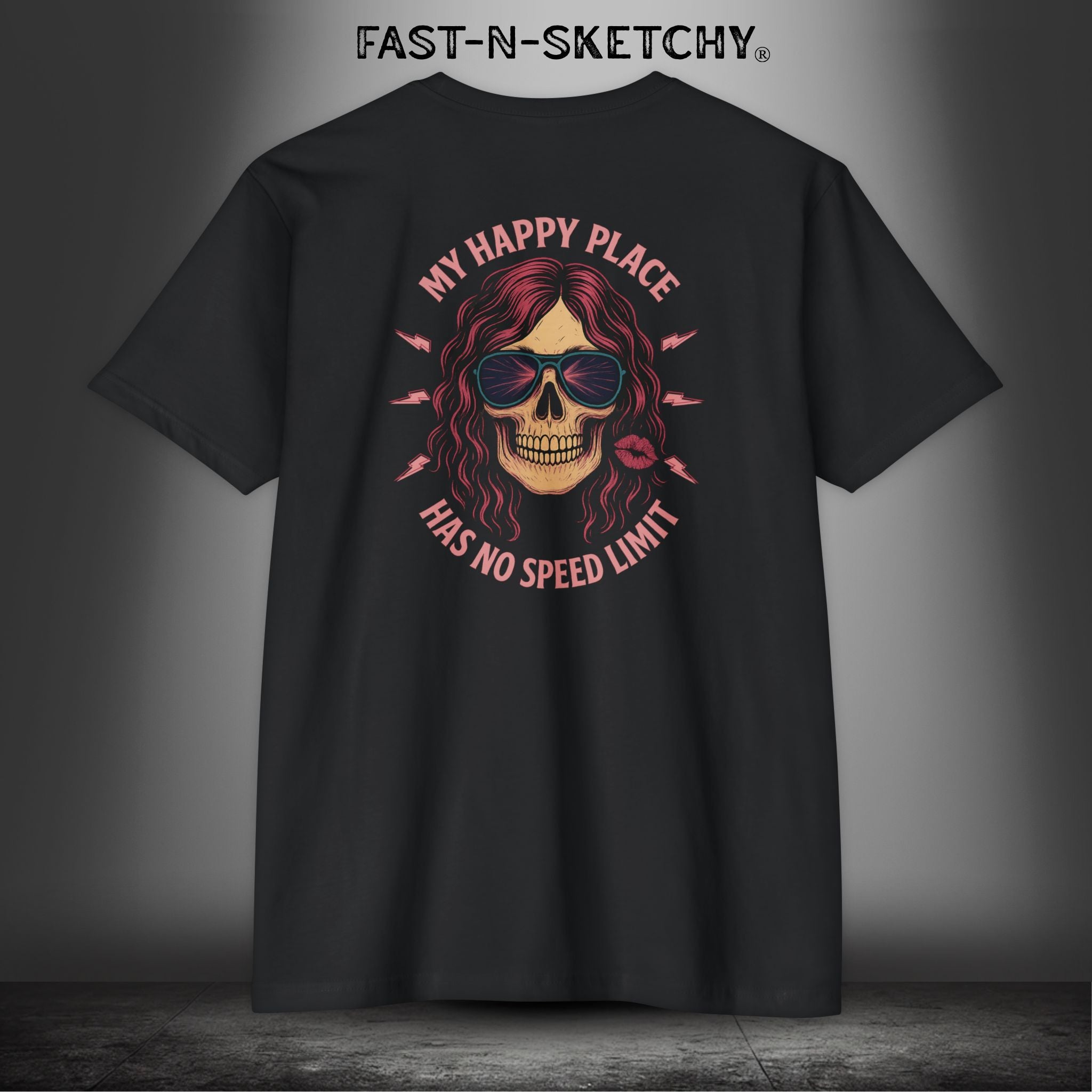 My Happy Place Has No Speed Limit | Fast-N-Sexy | T-Shirt