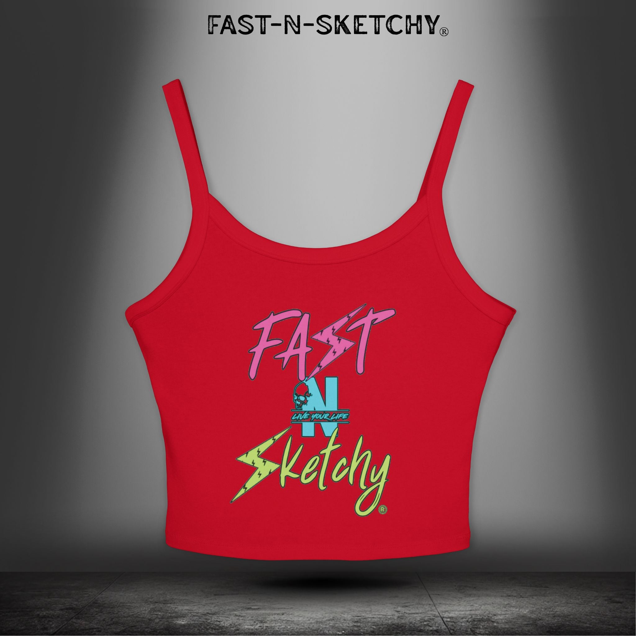 FAST-N-SKETCHY®: Spaghetti Strap Tank Top