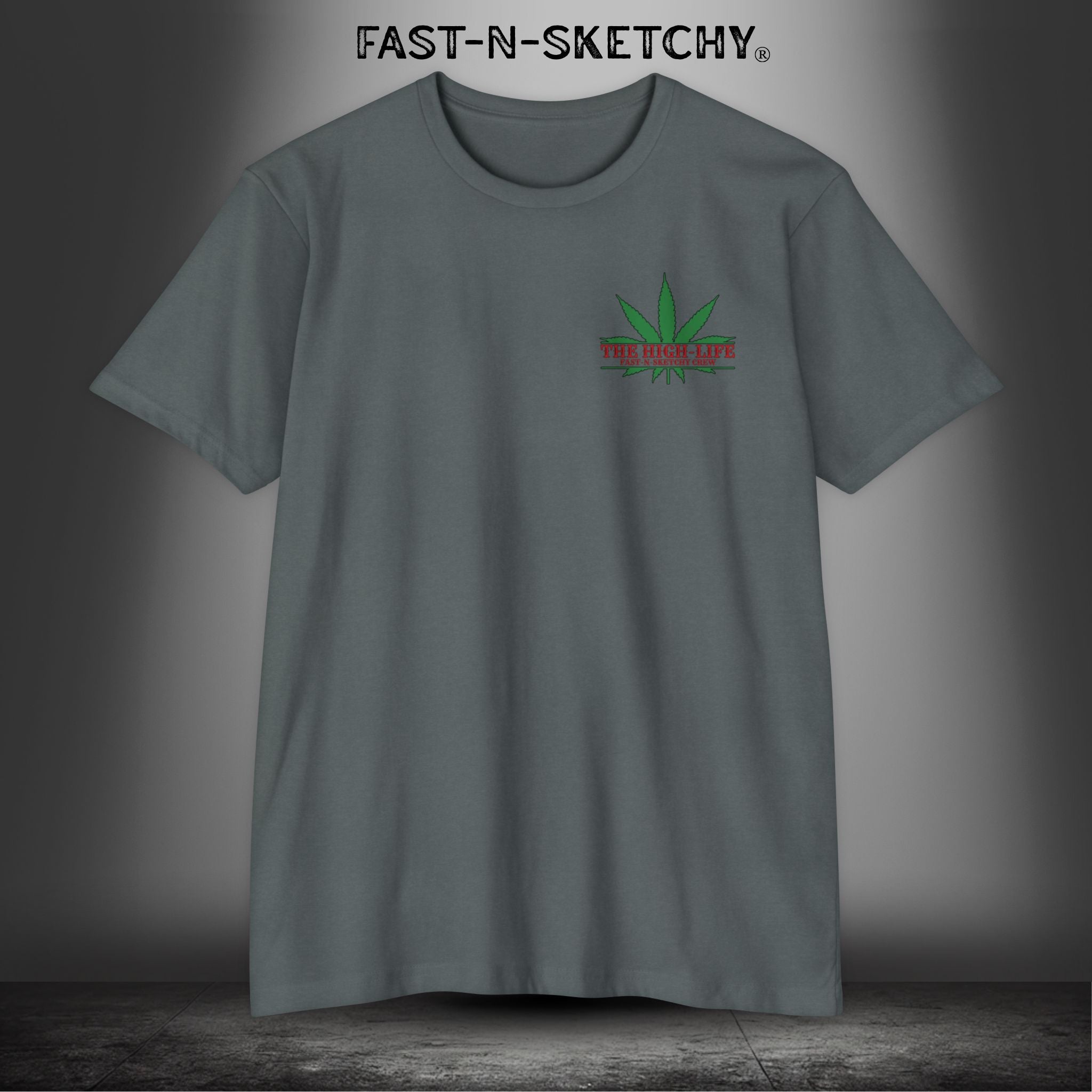 The Highlife: Roll Fatties & Bang Baddies: Biker Edition Premium Fitted Tee