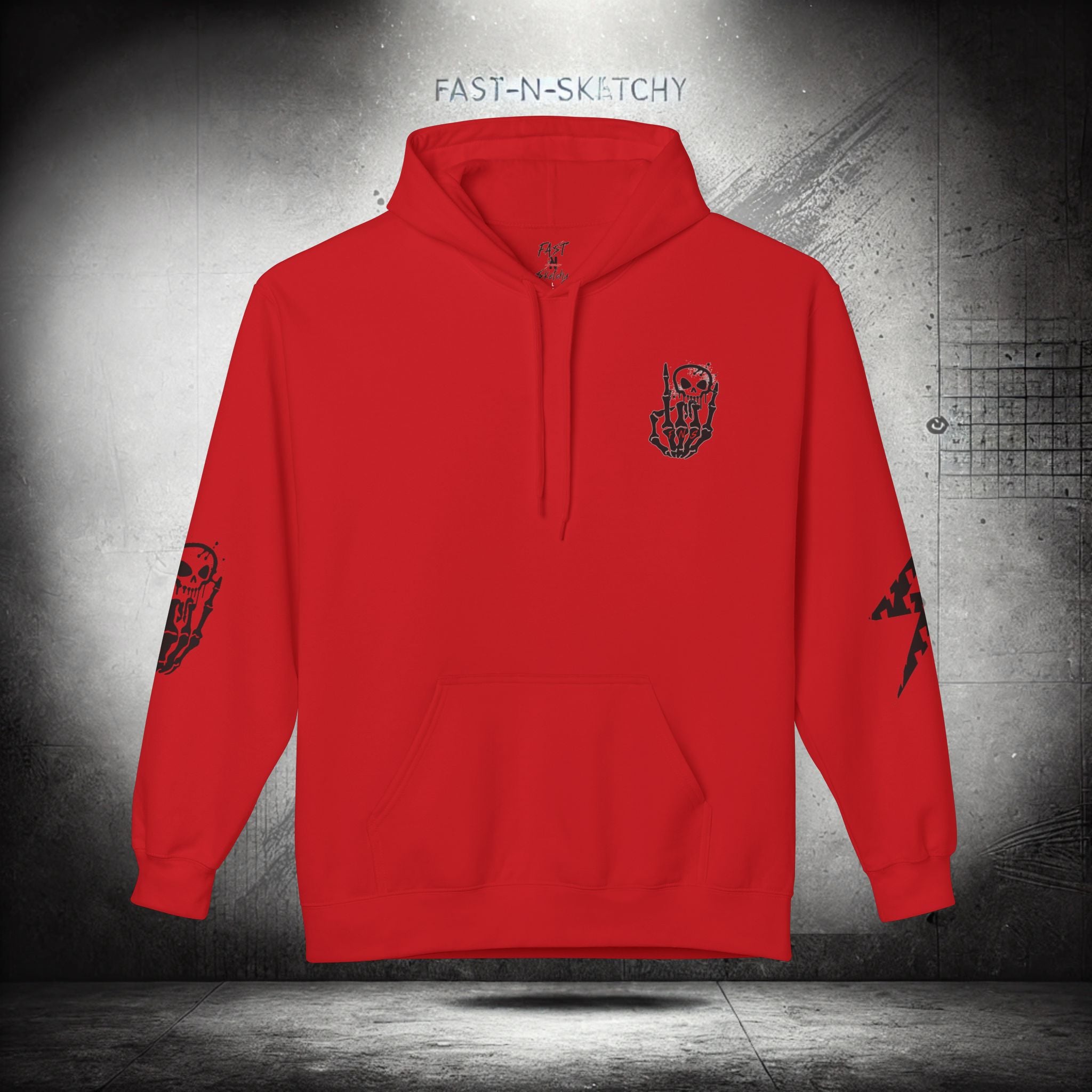 FAST-N-SKETCHY®: Fleece Hoodie 80/20 Blend (Light Colors)