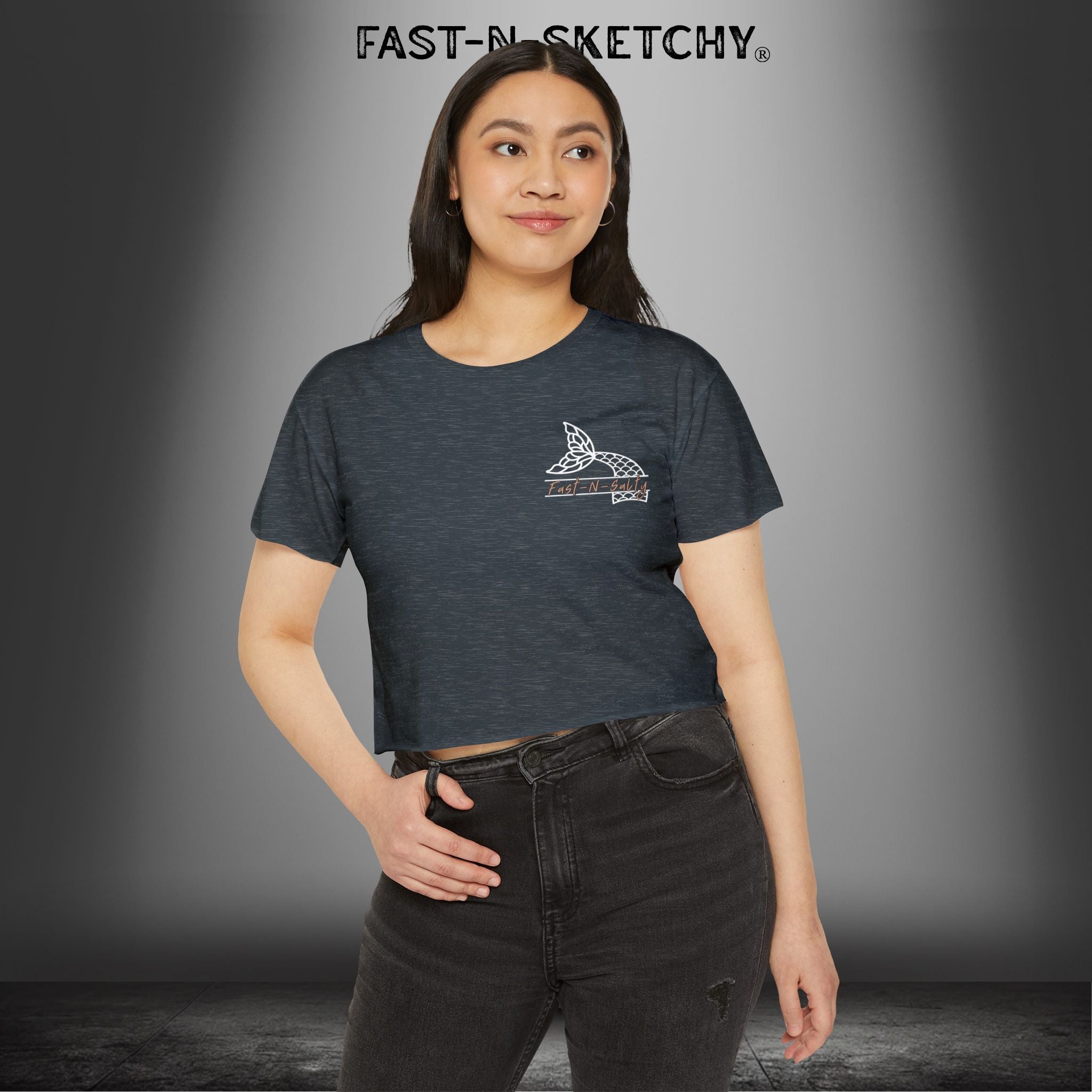 Wicked Wahine - FAST-N-SALTY - Crop Top