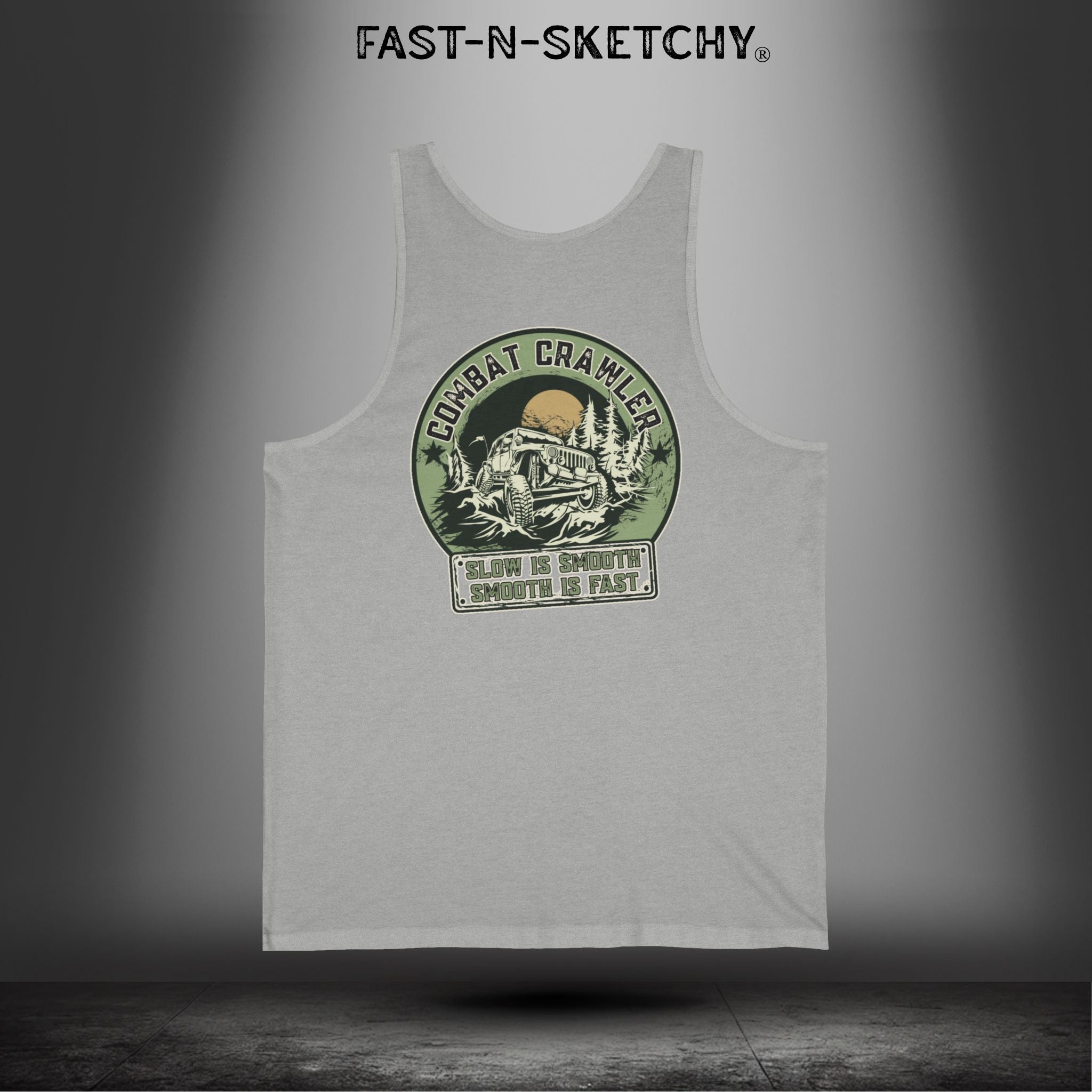 Combat Crawler - Slow is Smooth, Smooth is Fast (Jeep Edition) - Tank Top Unisex