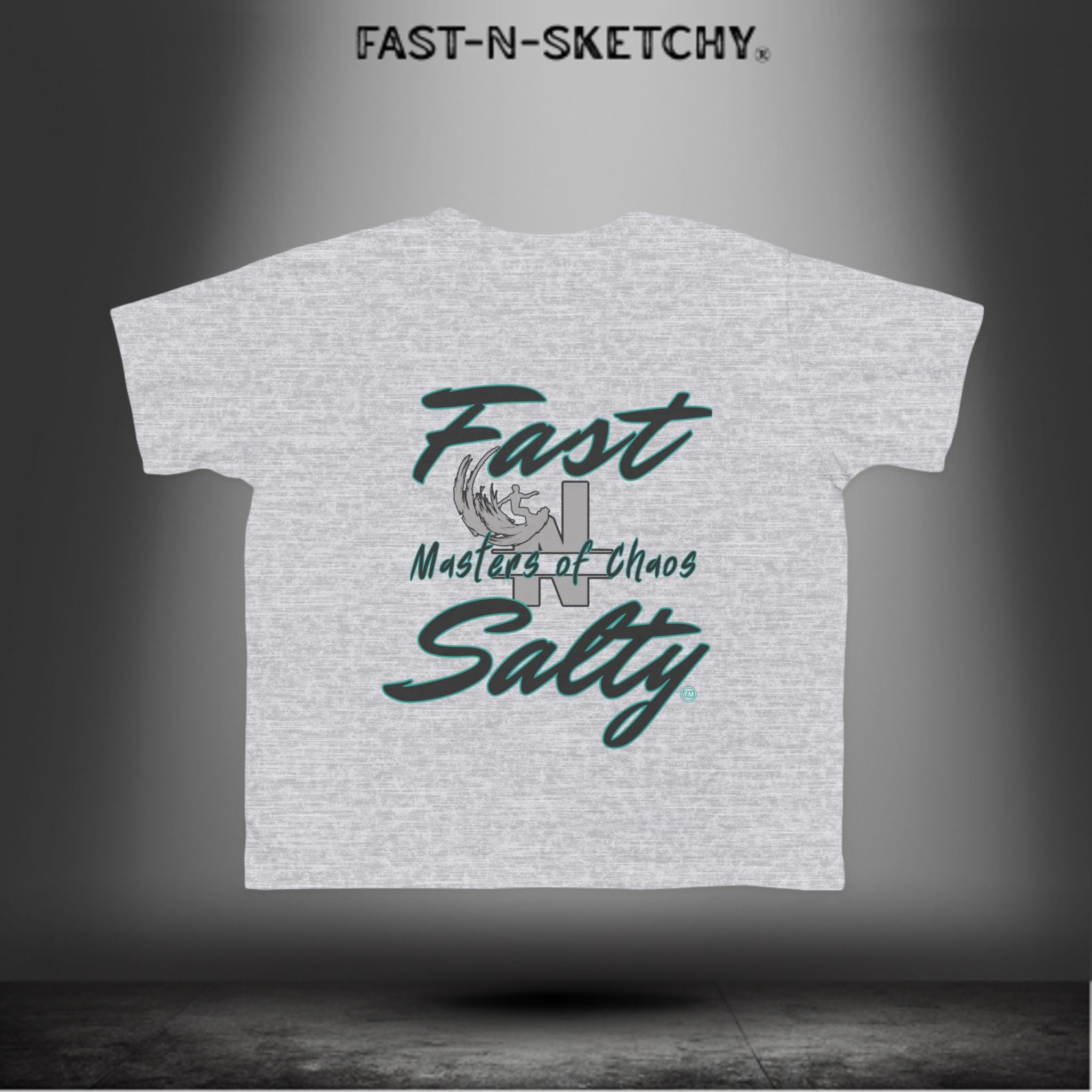 FAST-N-SALTY™ Little Ripper – Surfer Toddler Tee | Wipeouts Welcome. Attitude Required.