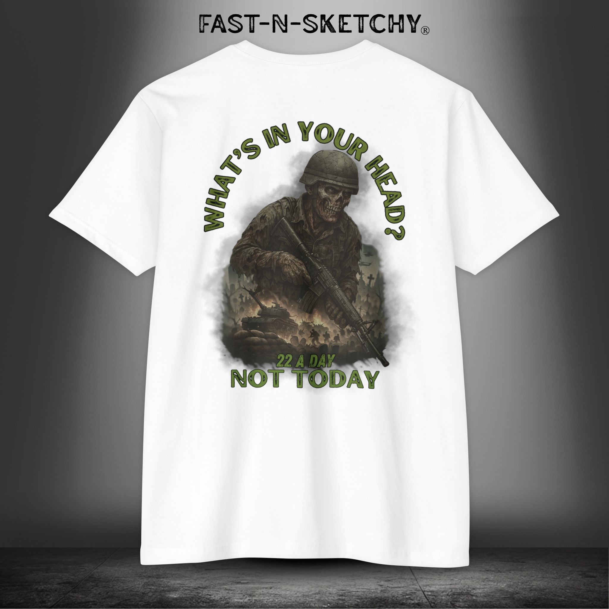 What's In Your Head? 22 a Day, Not Today! Zombie Military Edition