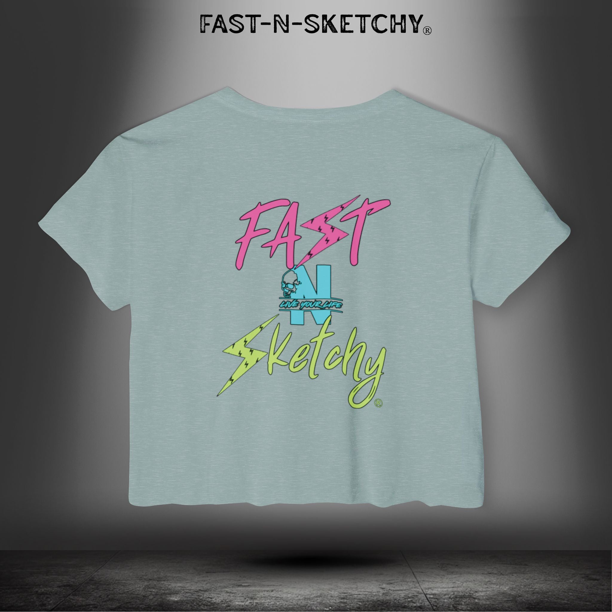 FAST-N-SKETCHY®: Crop Top (Hot Colors)