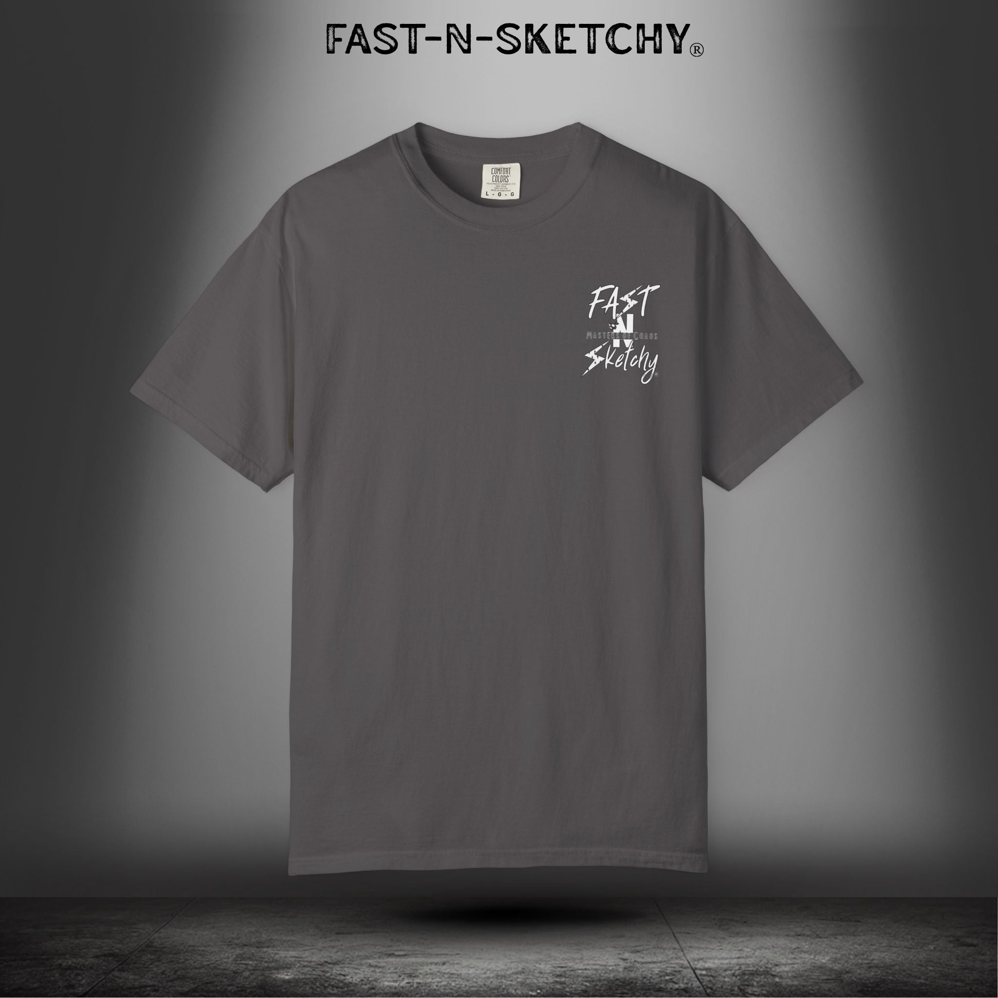 No Face, No Case: FAST-N-SKETCHY - T-Shirt up to 4XL (Multiple Colors)