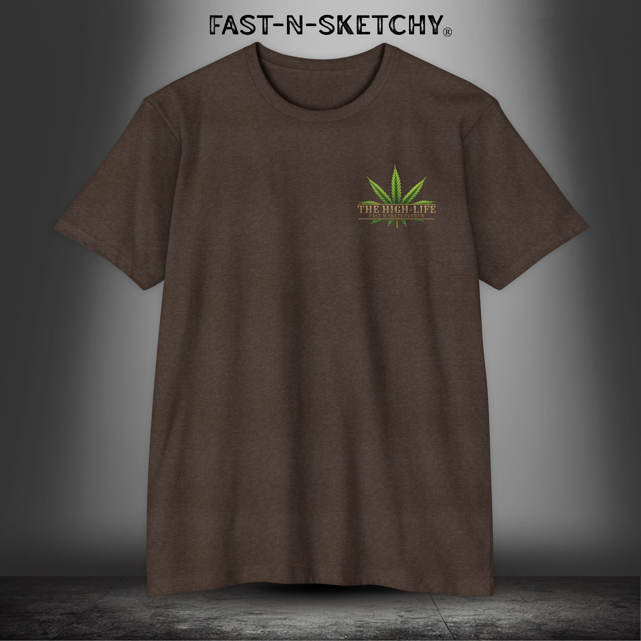 The Highlife: Roll Fatties & Bang Baddies: Biker Edition Premium Fitted Tee
