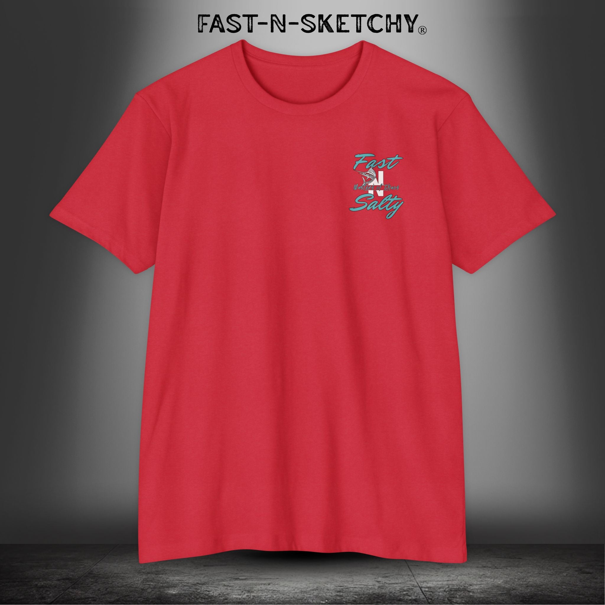 Fast-n-Salty Circle Logo - T-Shirt Next Level 6210