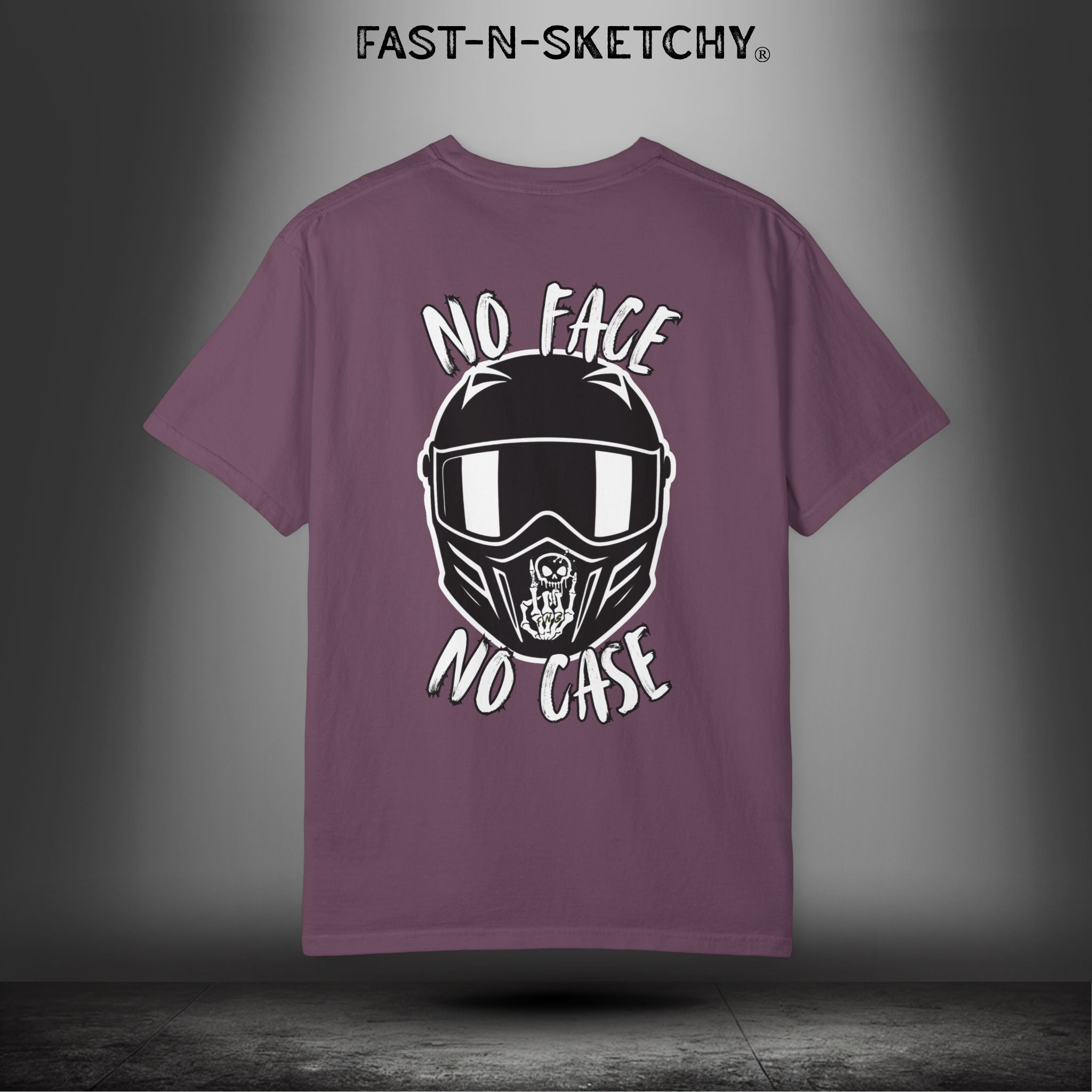 No Face, No Case: FAST-N-SKETCHY - T-Shirt up to 4XL (Multiple Colors)
