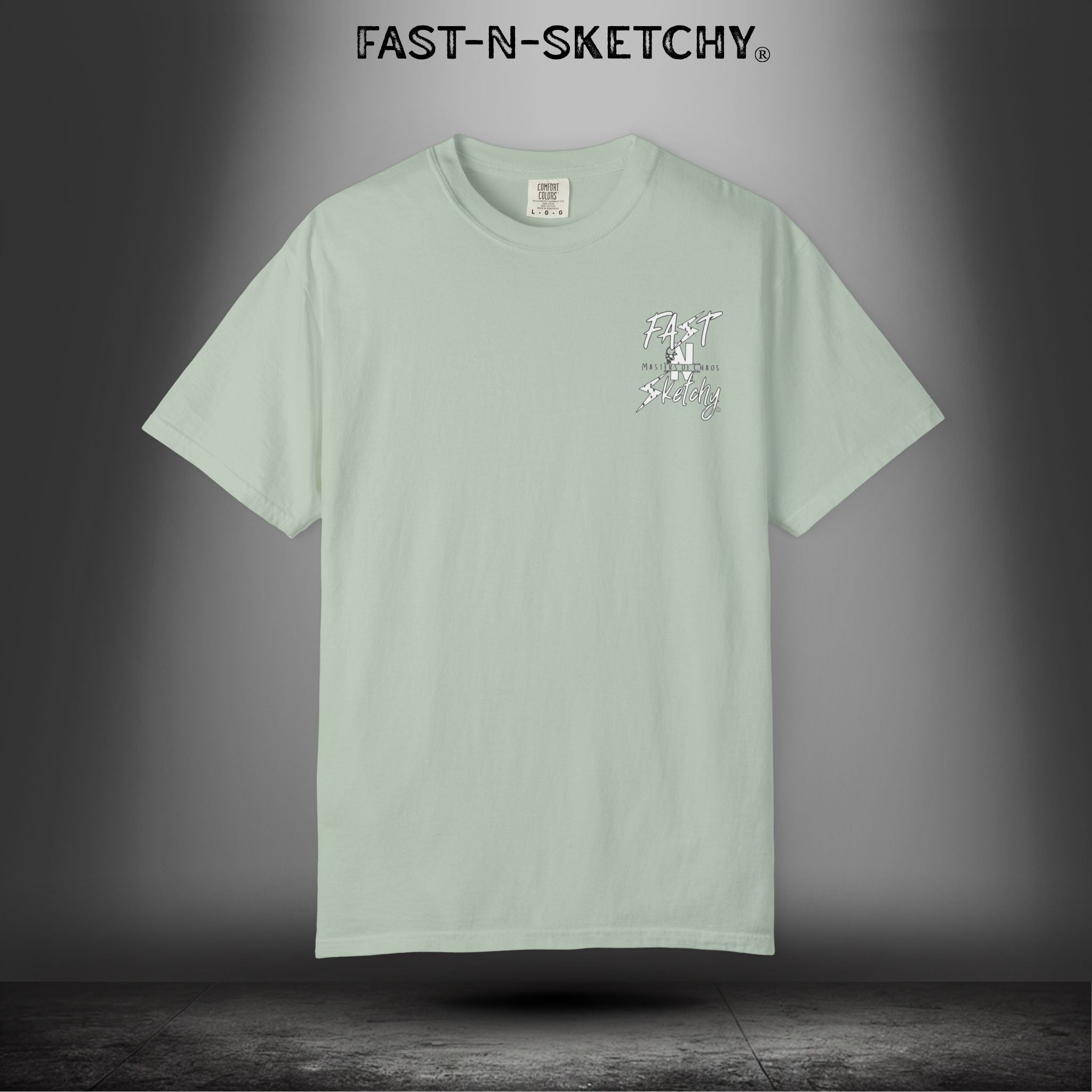 No Face, No Case: FAST-N-SKETCHY - T-Shirt up to 4XL (Multiple Colors)