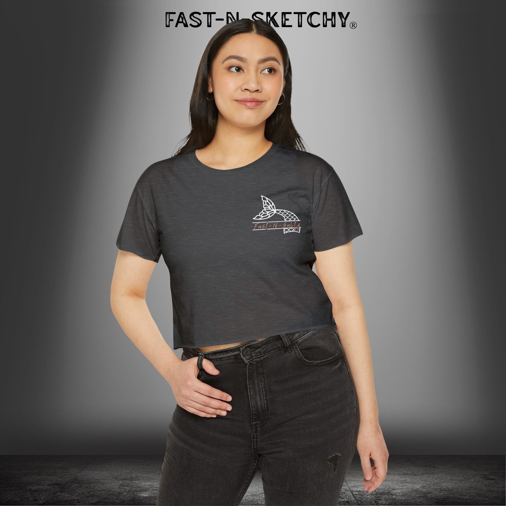 Wicked Wahine - FAST-N-SALTY - Crop Top