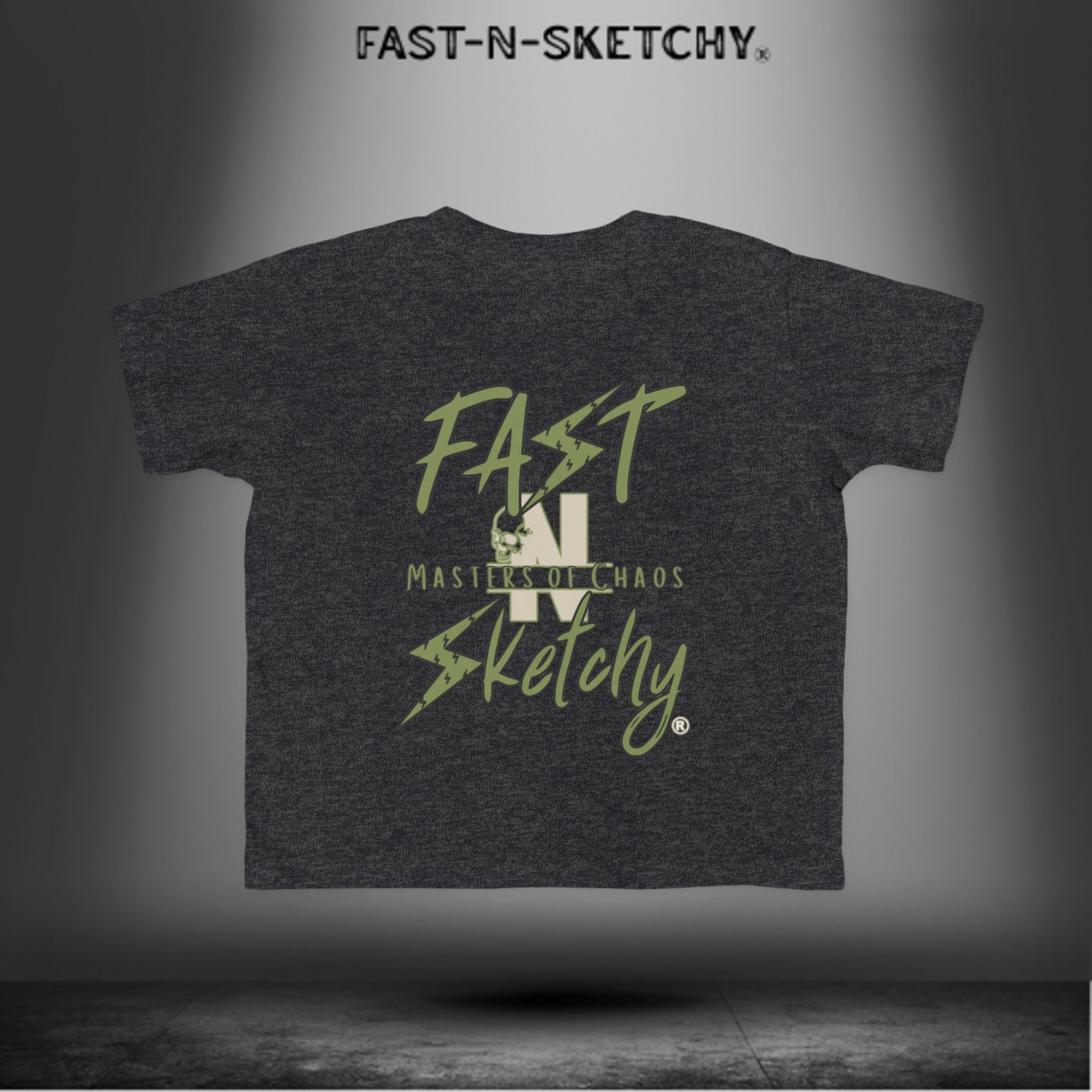 FAST-N-SKETCHY® Mayhem Starter Kit – Toddler Tee | All Gas. No Nap Time. Just Vibes.