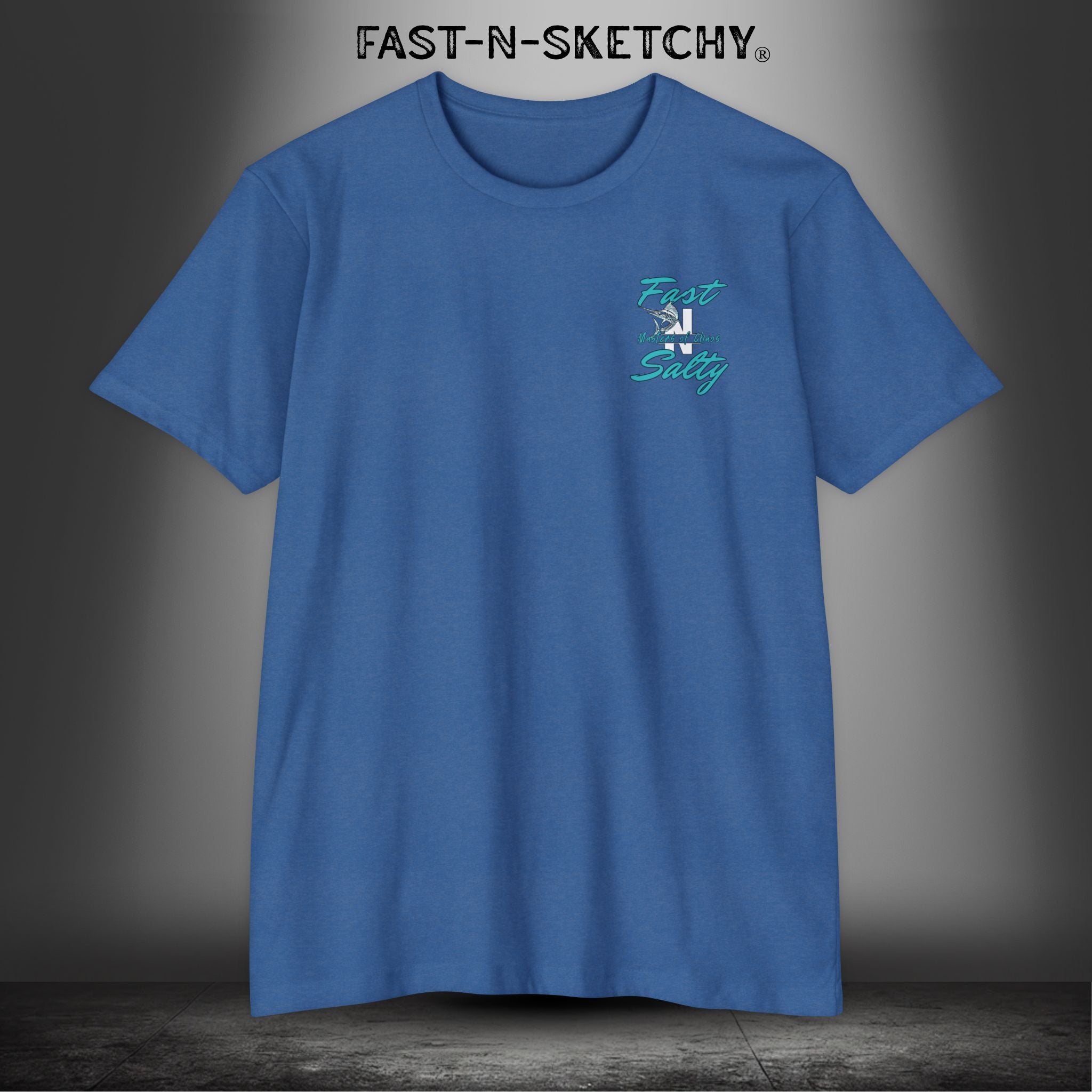 Fast-n-Salty Circle Logo - T-Shirt Next Level 6210