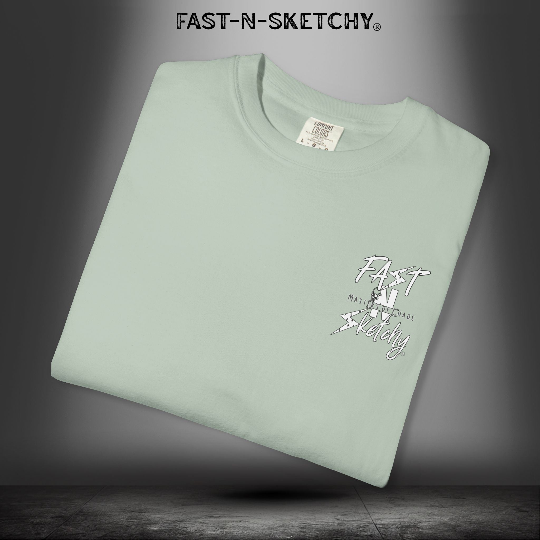 No Face, No Case: FAST-N-SKETCHY - T-Shirt up to 4XL (Multiple Colors)