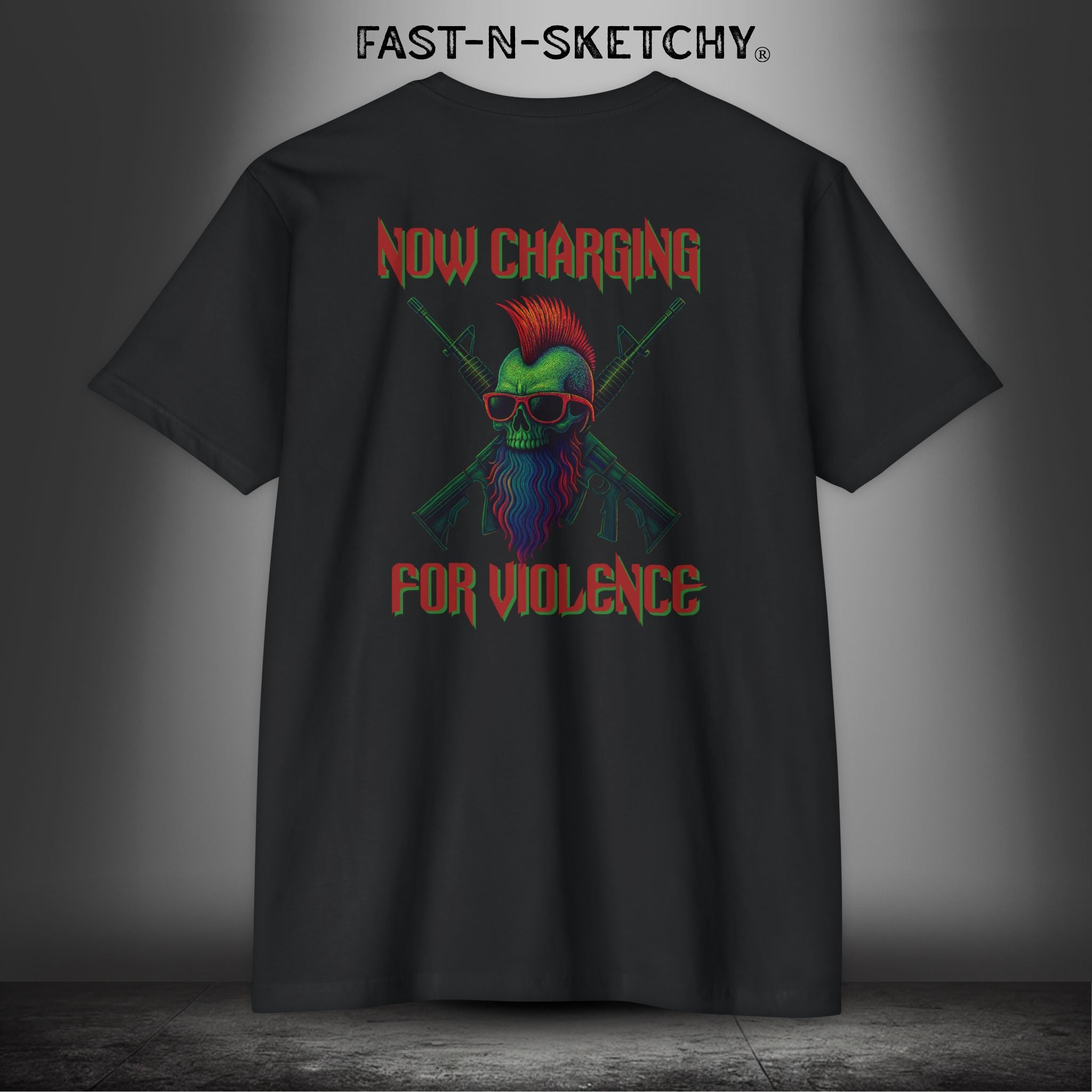 Now Charging for Violence: Next Level 6210 T-Shirt