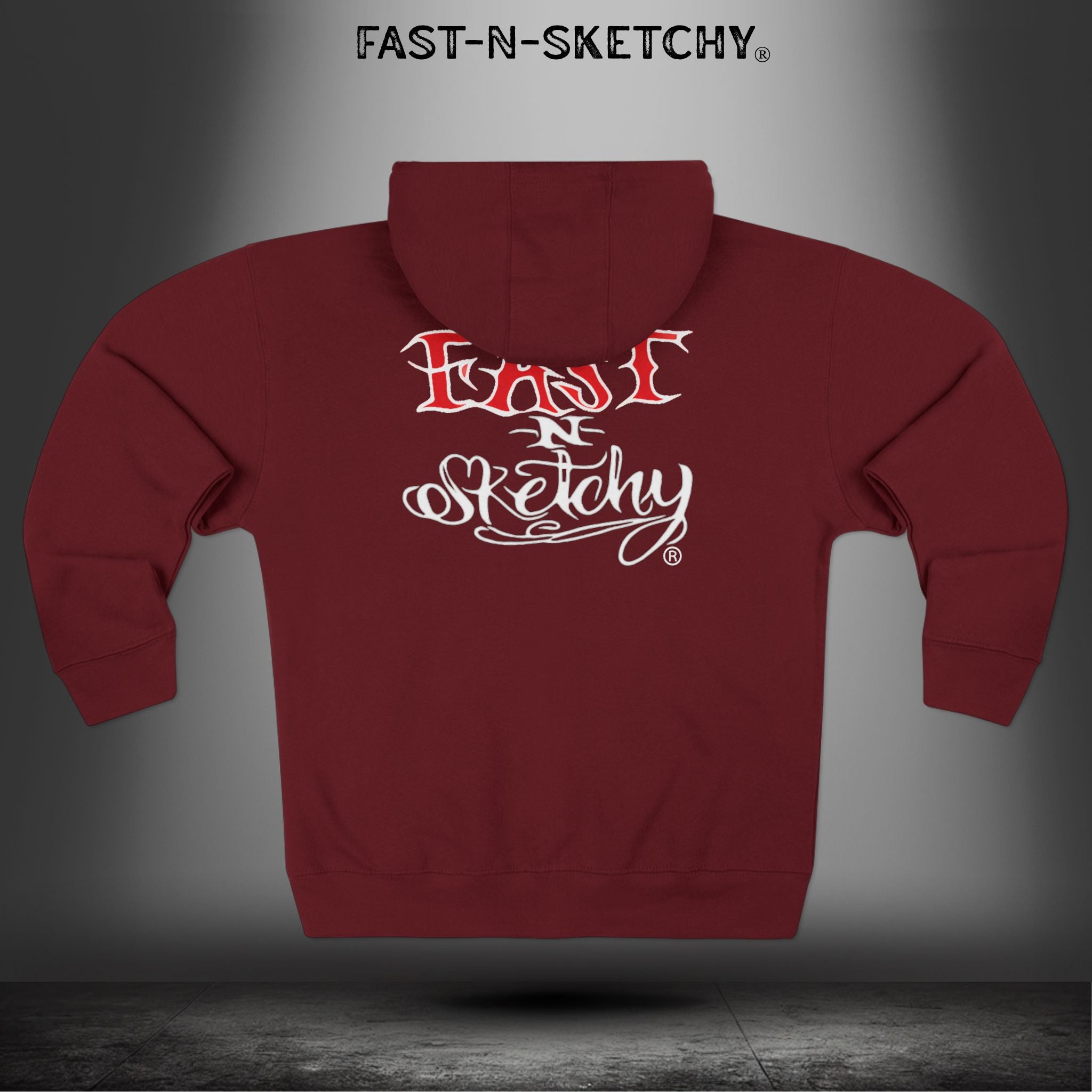 ORIGINAL FNS LOGO: Full Zip Hoodie