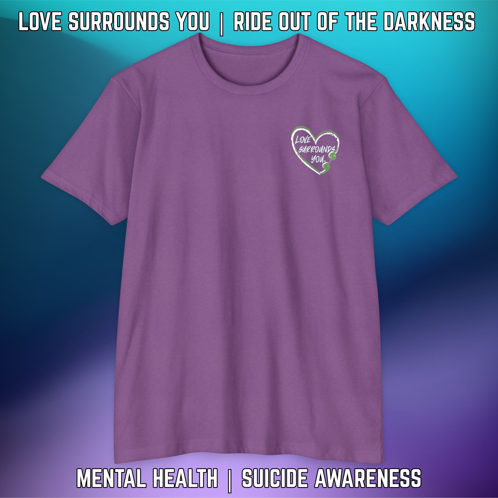 JUST KEEP MOVING FORWARD: T-Shirt Next Level 6210 - LSY