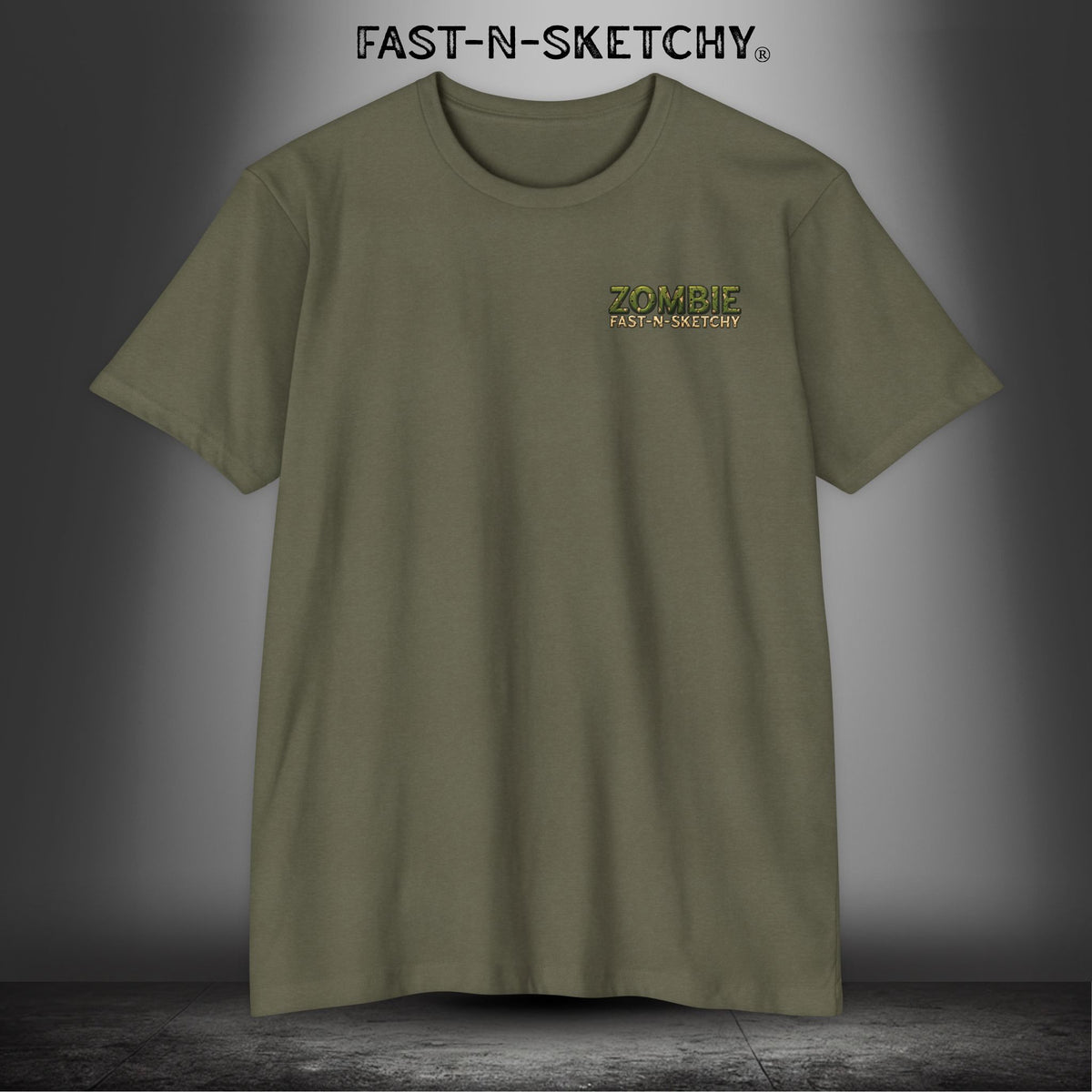 22 a Day, Not Today: Zombie T-Shirt by FAST-N-SKETCHY® - alternate view