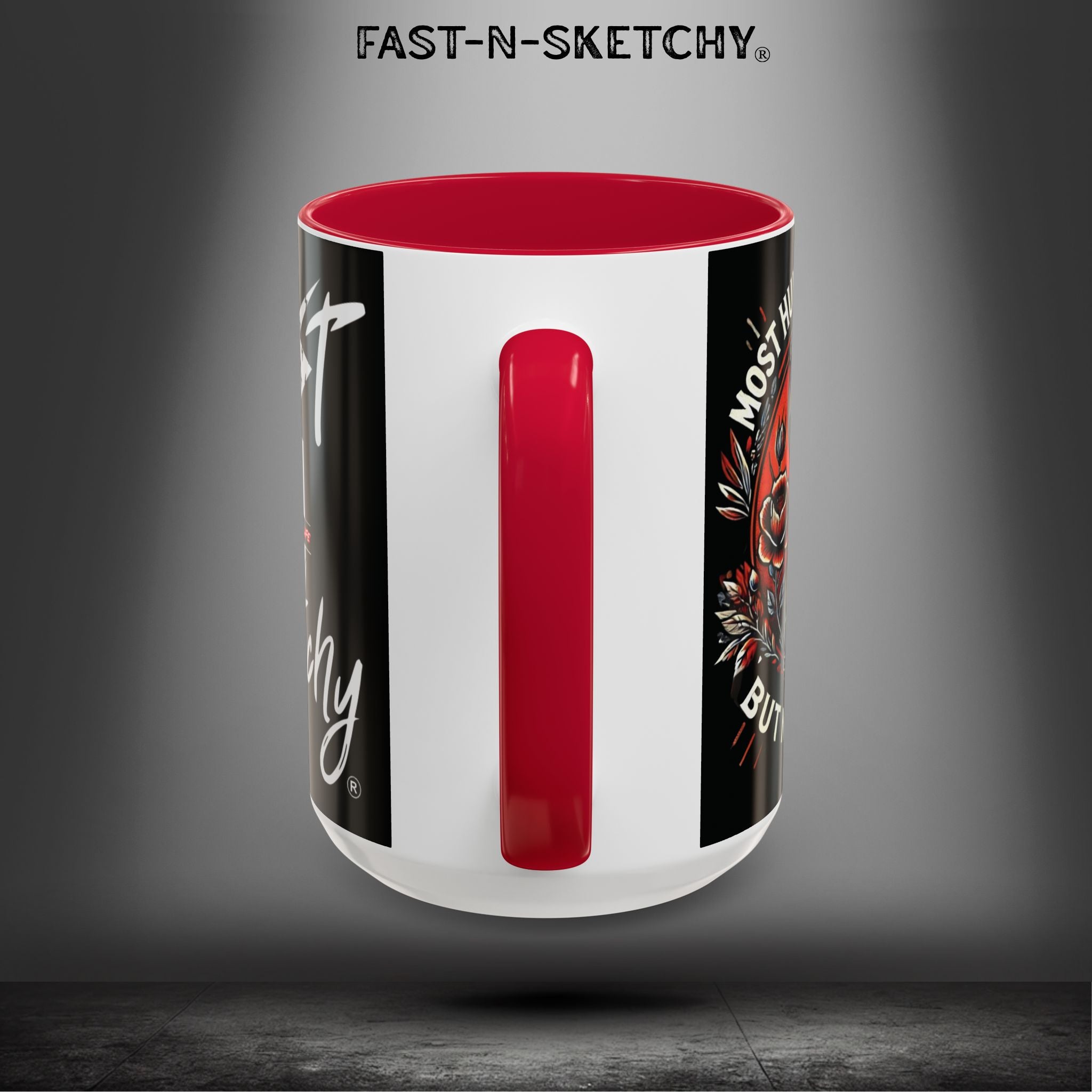 Mugs - MOST HUMANS ARE ALIVE BUT NEVER LIVE - FAST-N-SKETCHY®