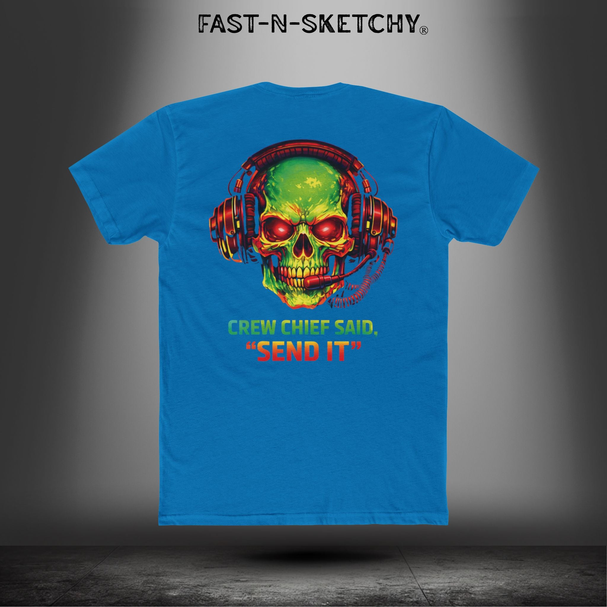 Crew Chief Said, Send It: Bagger Racing Biker Edition Relaxed Classic Tee