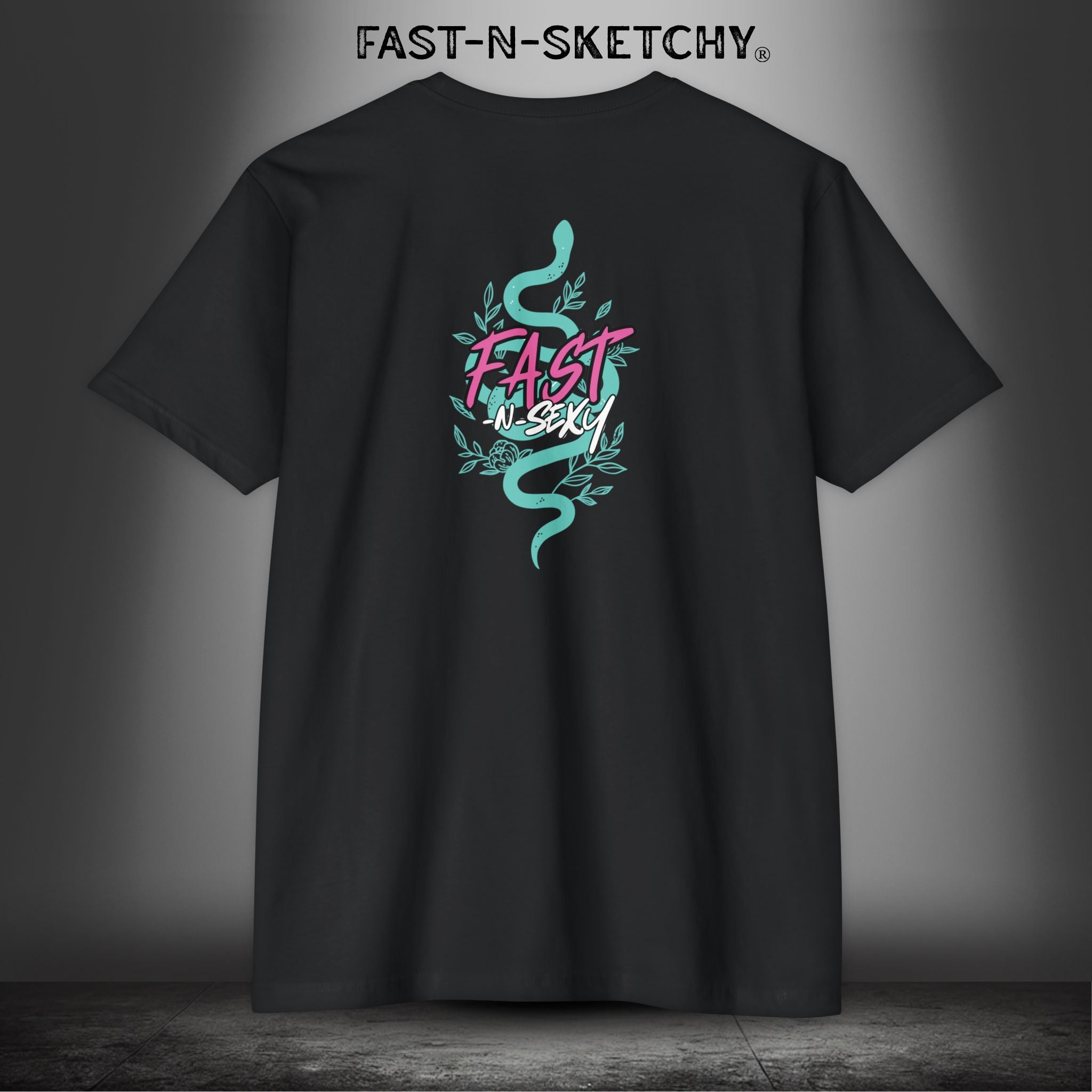 FAST-N-SEXY - The Year of the Snake: Unisex CVC Jersey T-Shirt - Bold Graphic Tee for Trendsetters