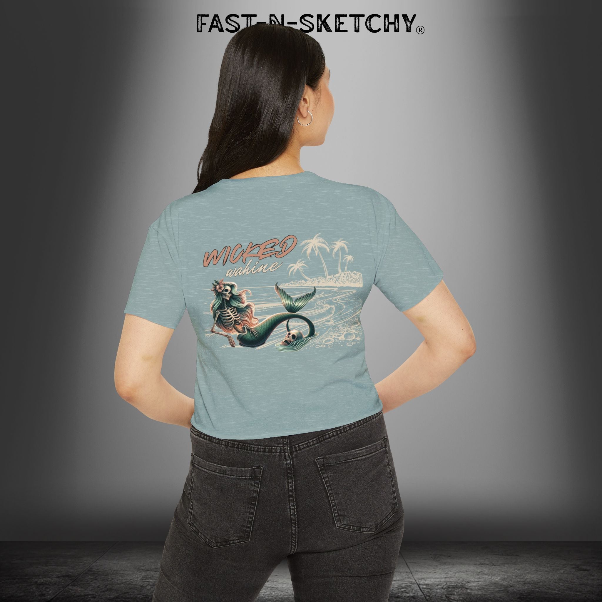 Wicked Wahine - FAST-N-SALTY - Crop Top