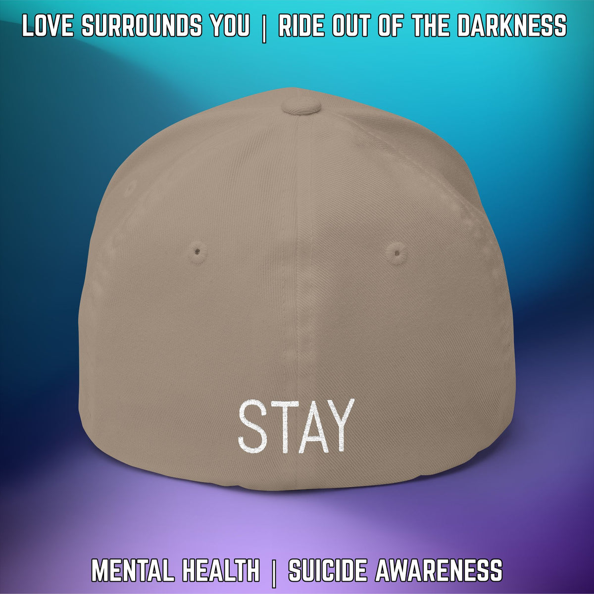 Suicide Awareness Ride Out of the Darkness Flexfit Hat - LSY