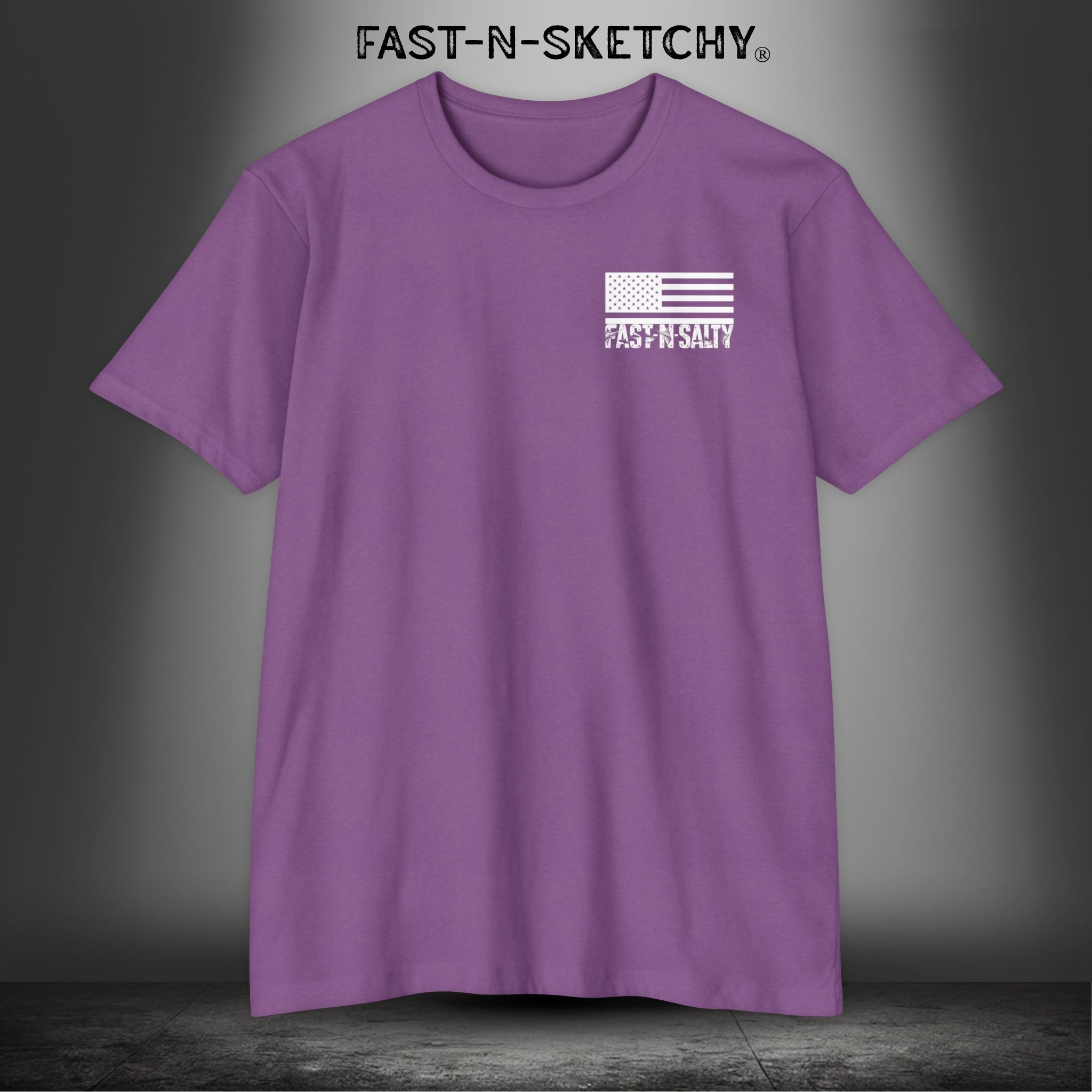 Fast-N-Salty Tee — Premium Fitted Patriotic T-Shirt