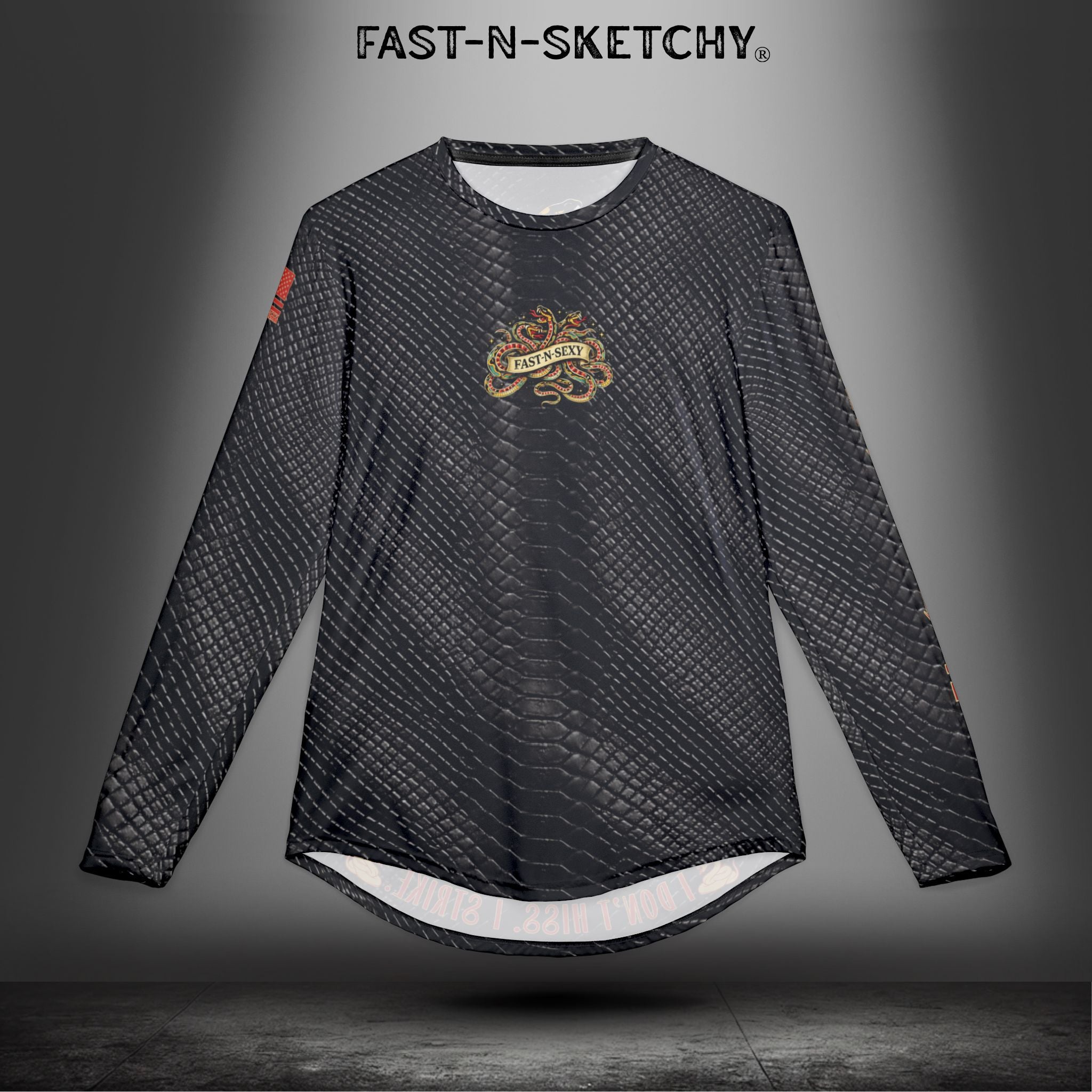 Medusa: The Truth Turns Lies to Stone - UV Protection Long Sleeve Riding Tee