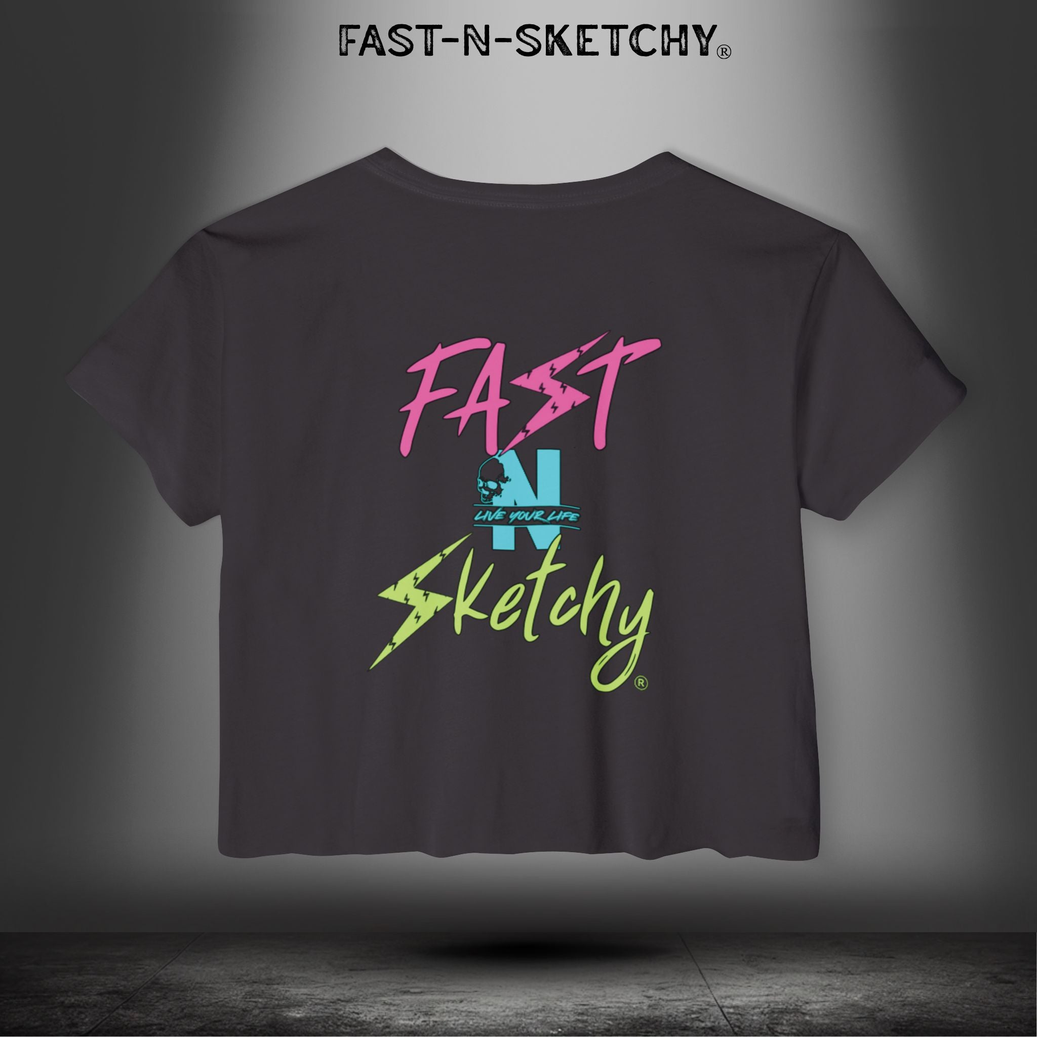 FAST-N-SKETCHY®: Crop Top (Hot Colors)